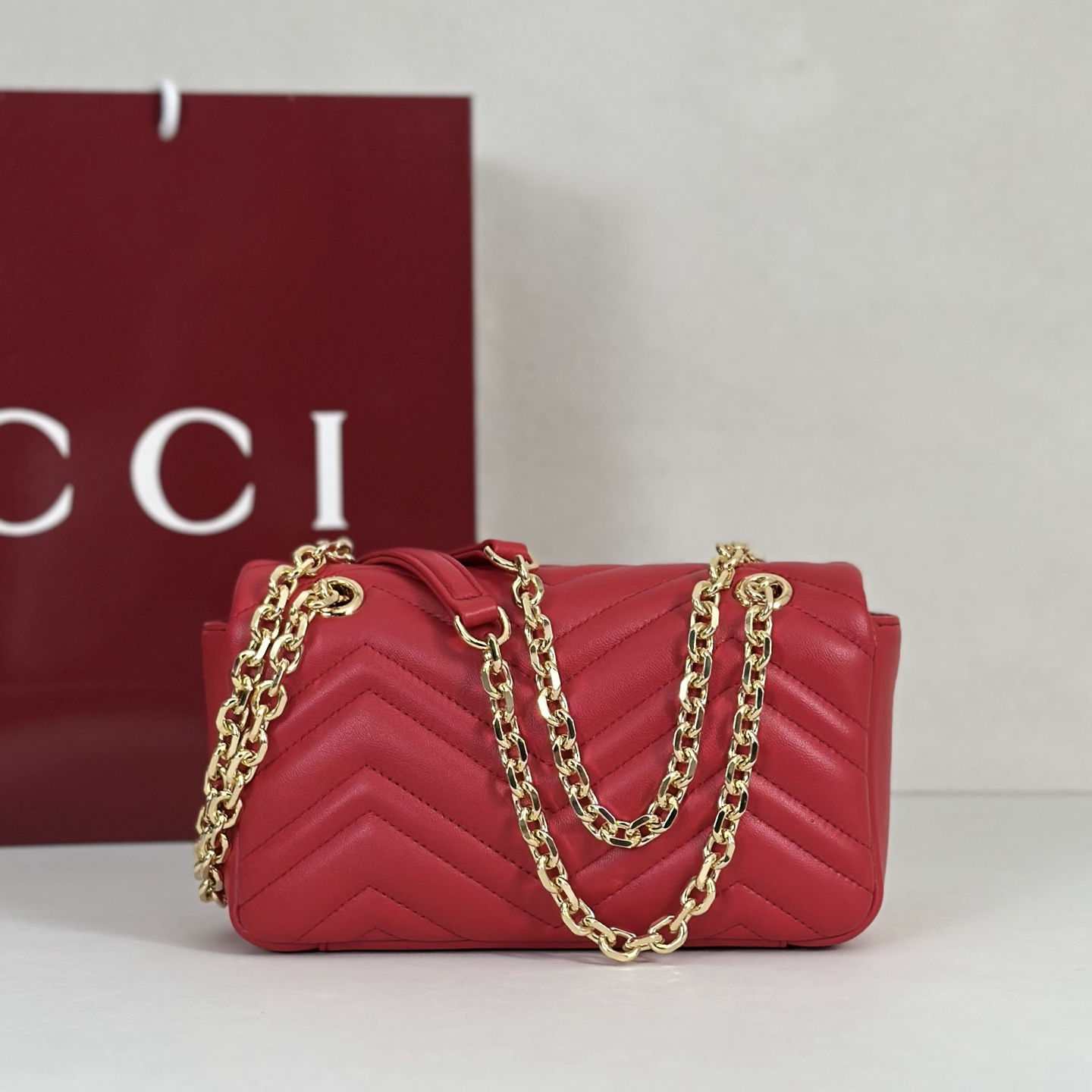 Gvc*1 Marmont Bag-14*23*6CM