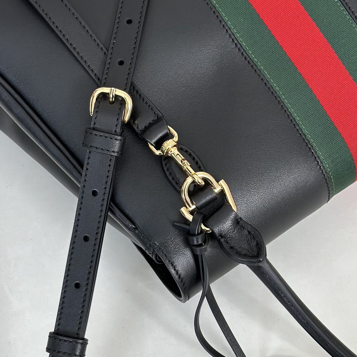 Gv*c* Paparazzo Medium Top Handle Bag In Black Leather-32*24*17CM