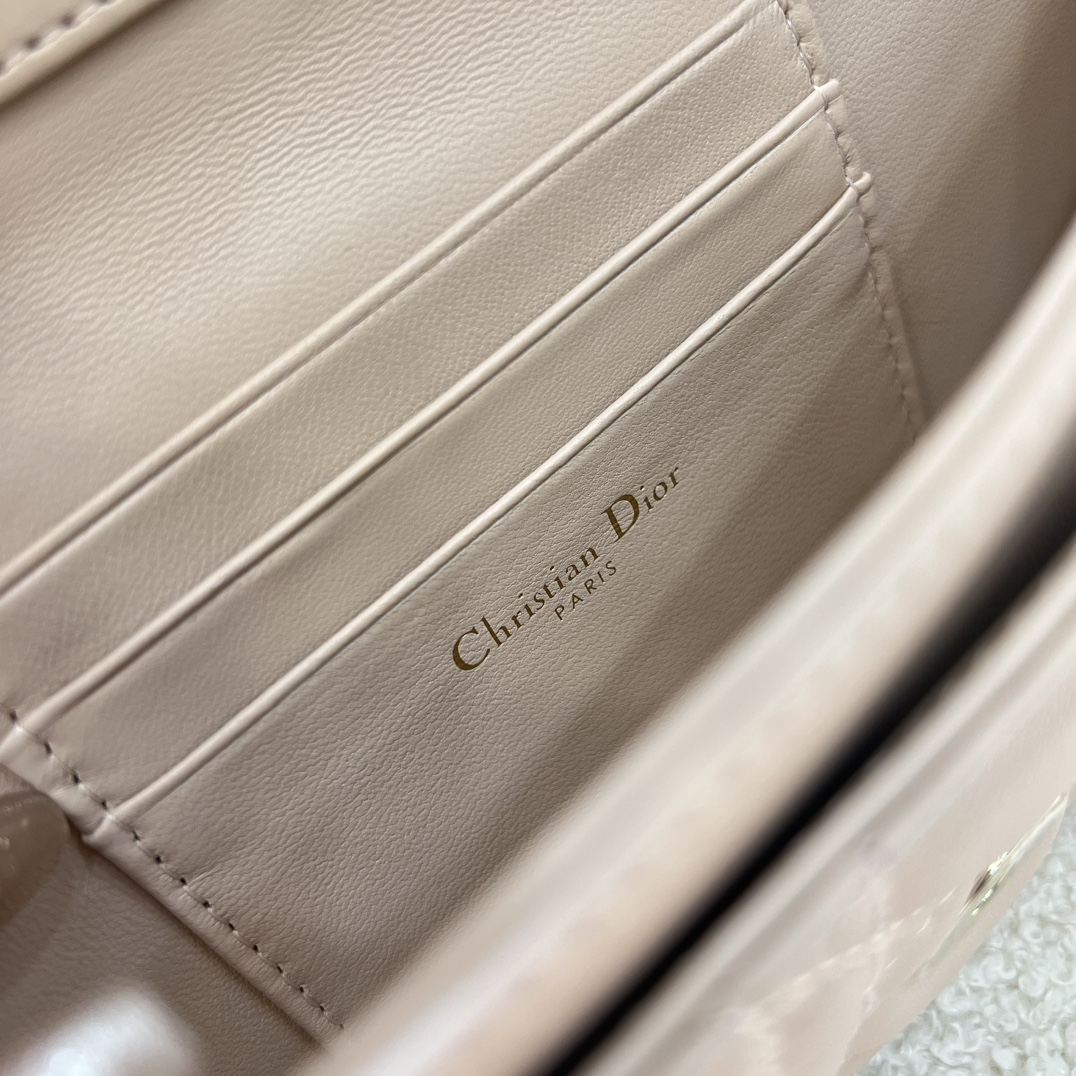 Diro My D10r Mini Bag Powder Pink Cannage Lambskin-21*11.5*4.5CM