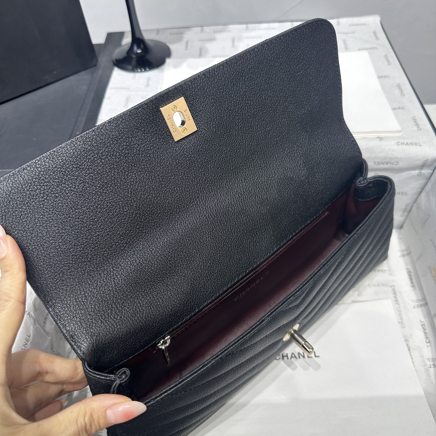 Ch@nel Coco Handle Flap Bag-32CM