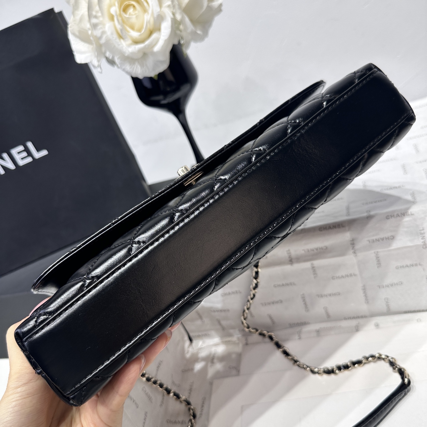 Ch@nel Coco Handle Flap Bag-32CM