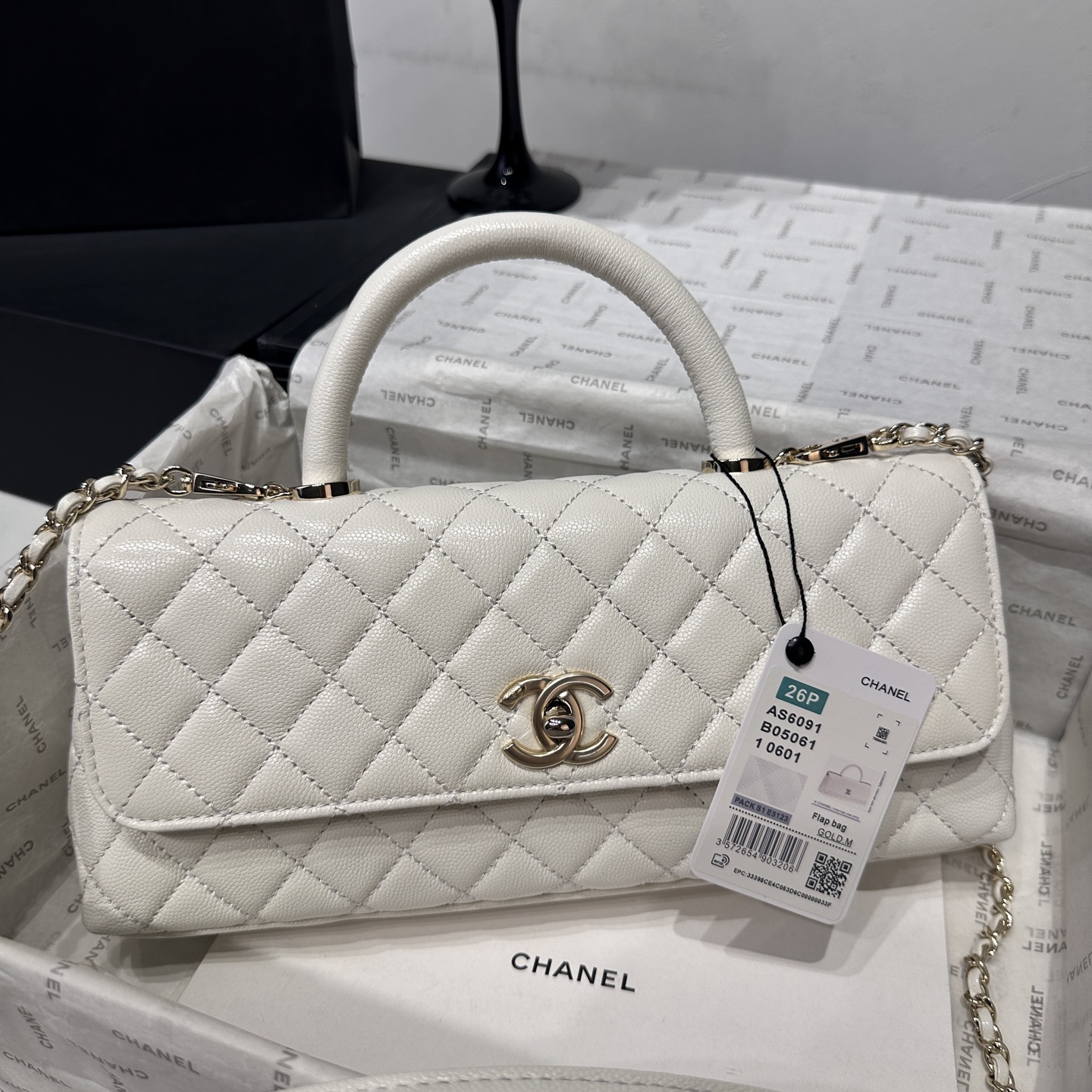 Ch@nel Coco Handle Flap Bag-32CM