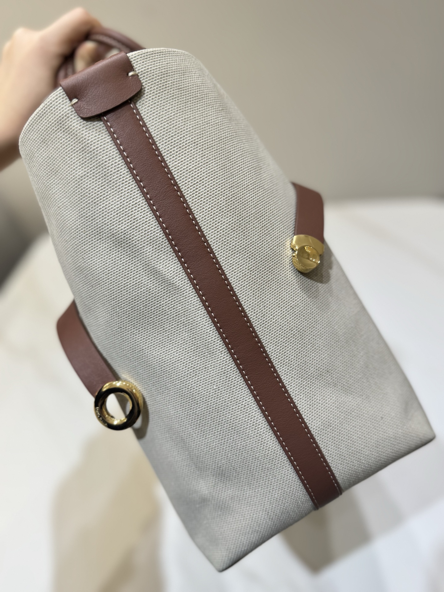L0r0 P1ana Ghiera Shopper Bag-40*26*18CM