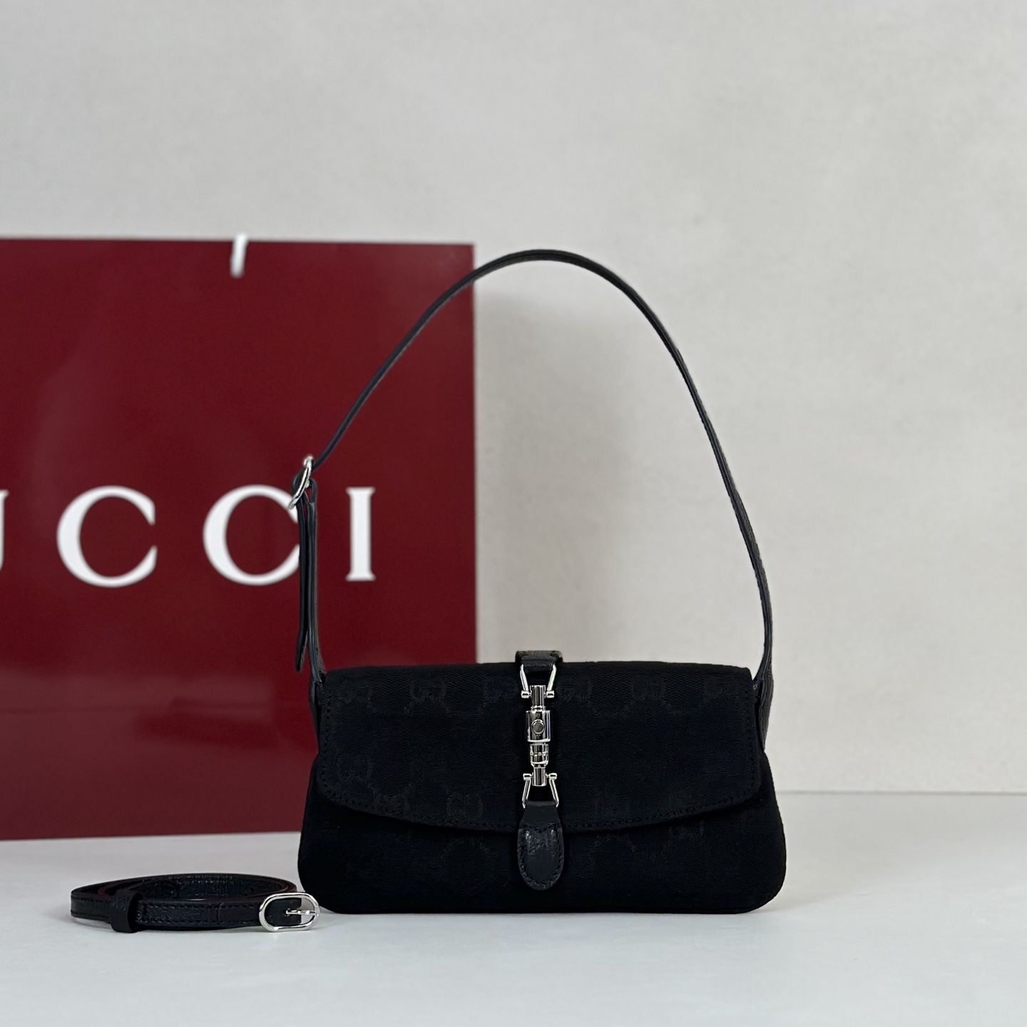 Guc*ci Jackie 1961 Small Sholder Bag-21.5*11.5*2CM