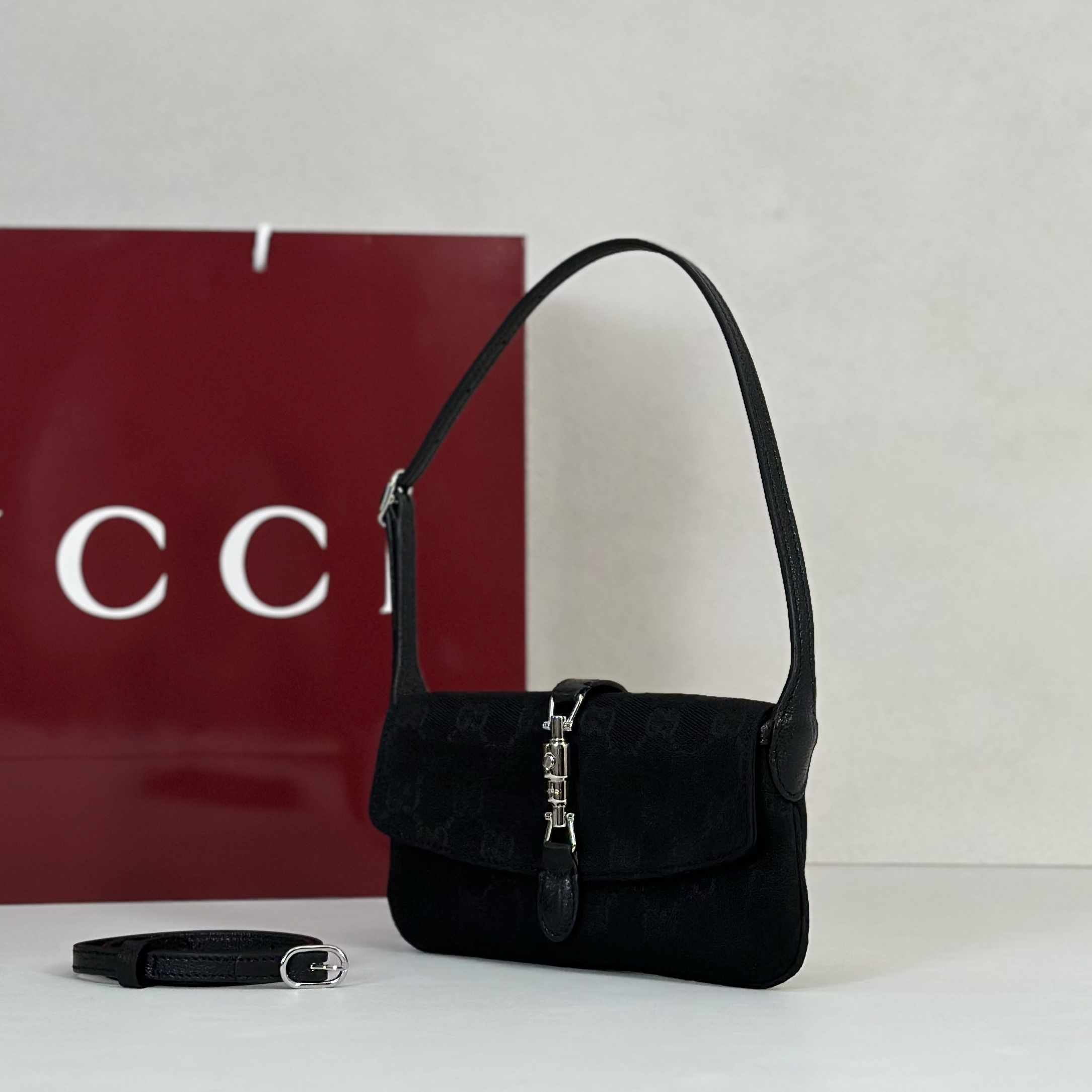 Guc*ci Jackie 1961 Small Sholder Bag-21.5*11.5*2CM
