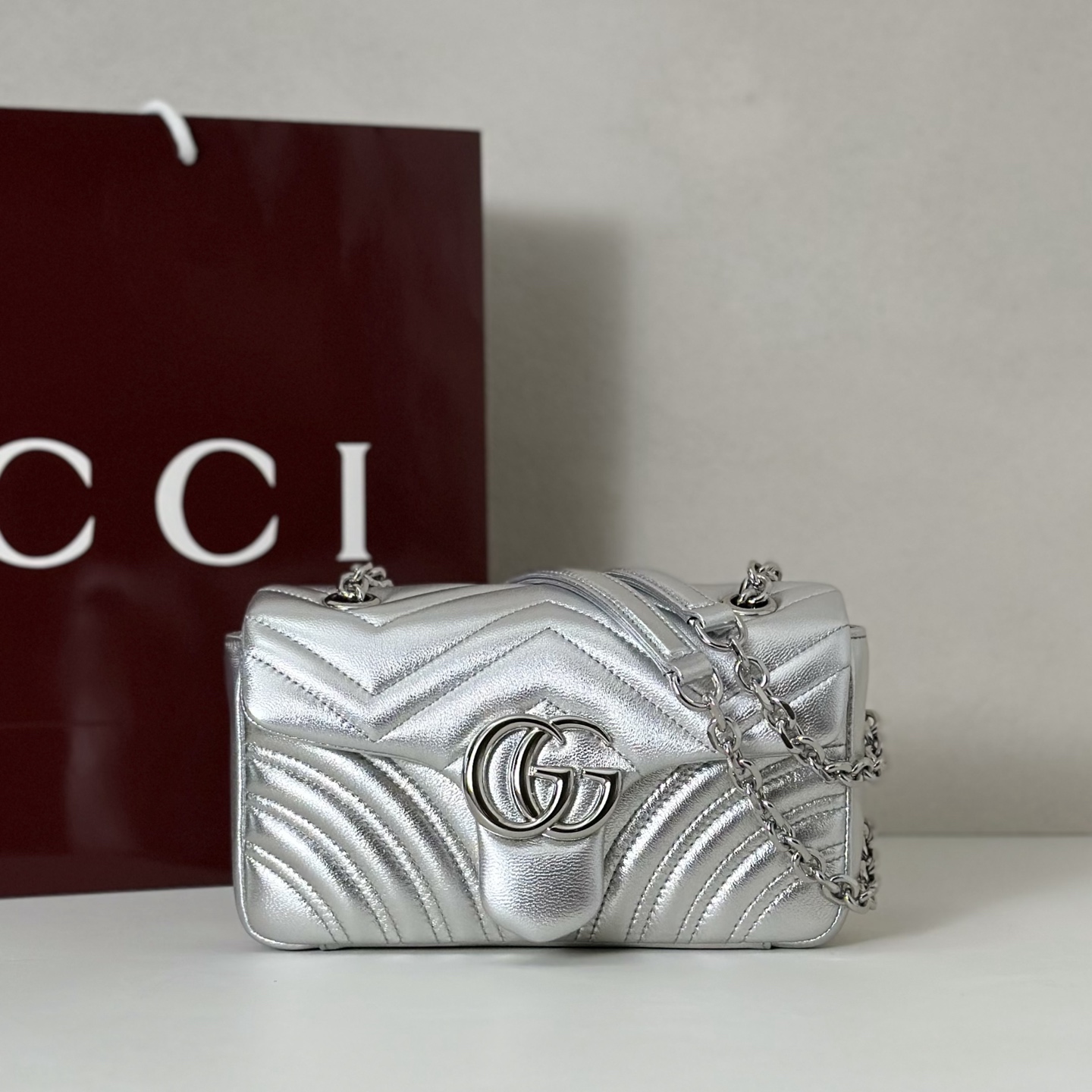 Gvc*1 Marmont Bag-14*23*6CM