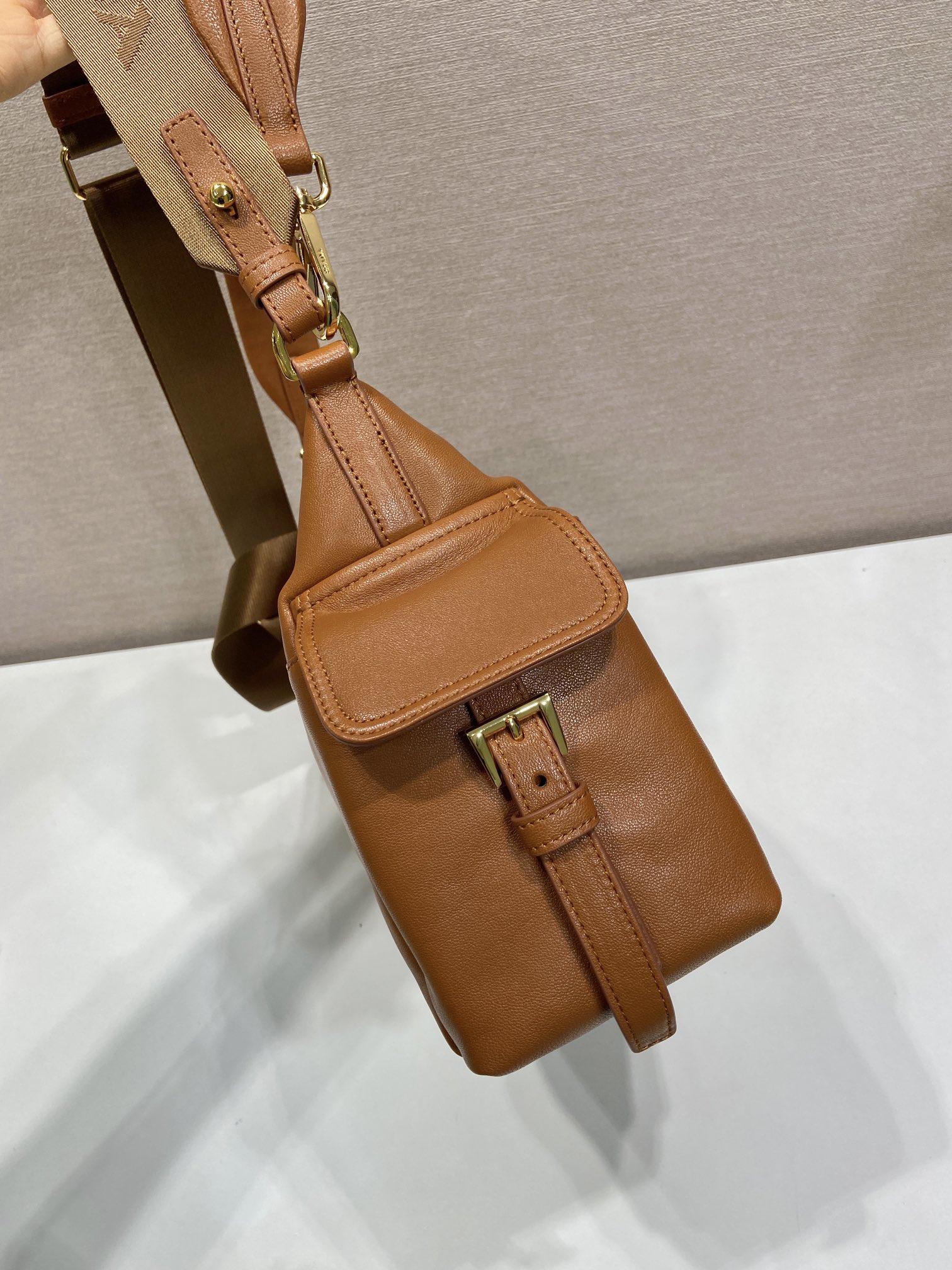 Pra*a 1BC264 Shoulder Bag-32*22*11.5CM