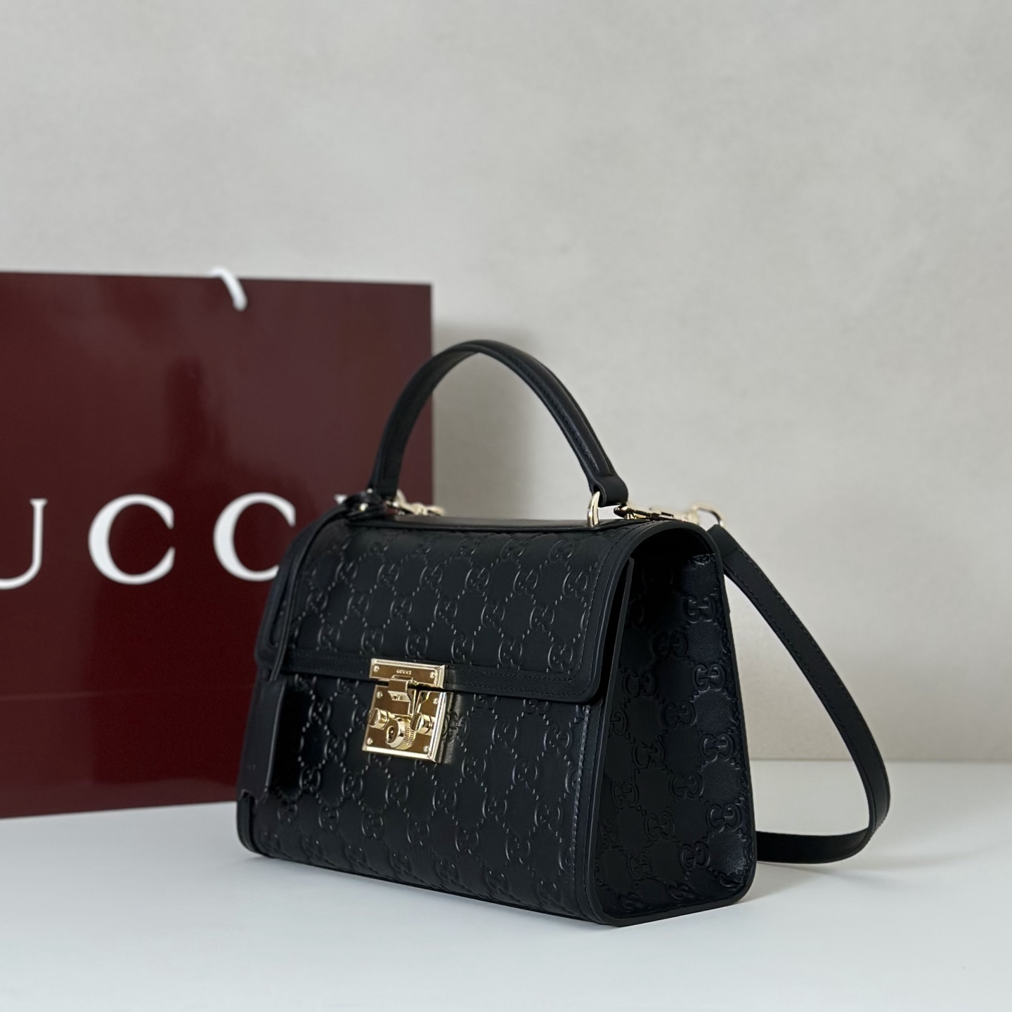 Gvc*1 Padlock Tote Bag-26*18*11.5CM