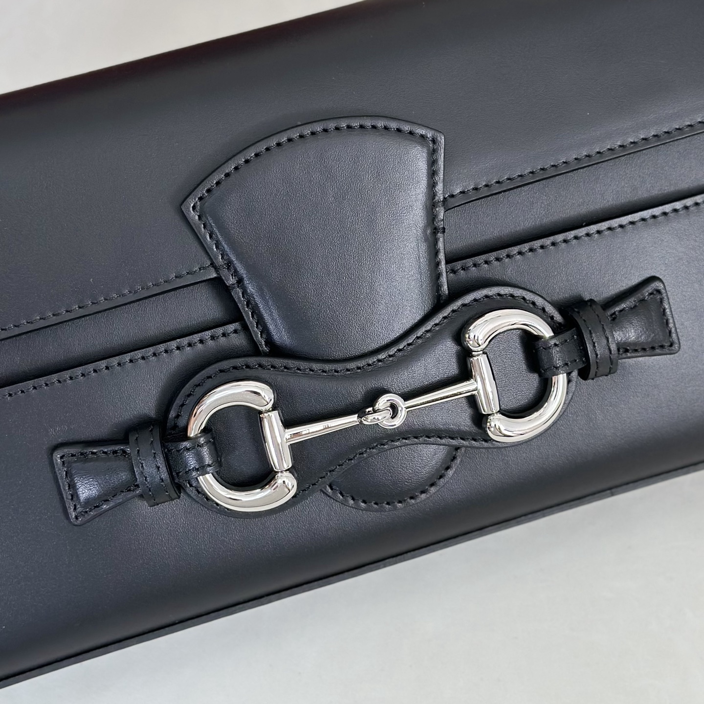 Guc*ci Horsebit Ristretto Bag-26*4.5*14.5CM