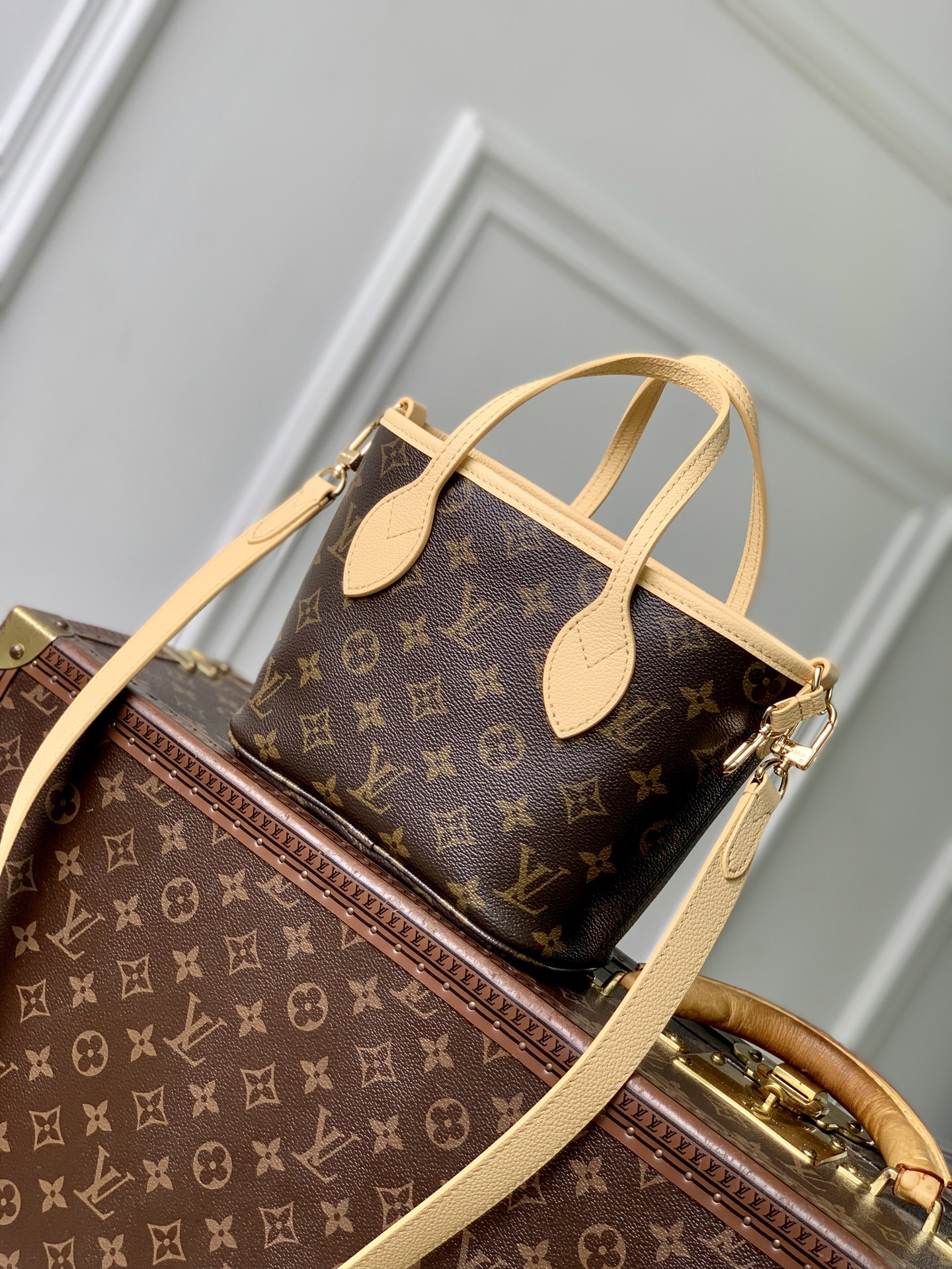 L0vis Vvtt0n Neverfull Bandoulière Inside Out BB-M28337-26.5 x 16.5 x 11CM