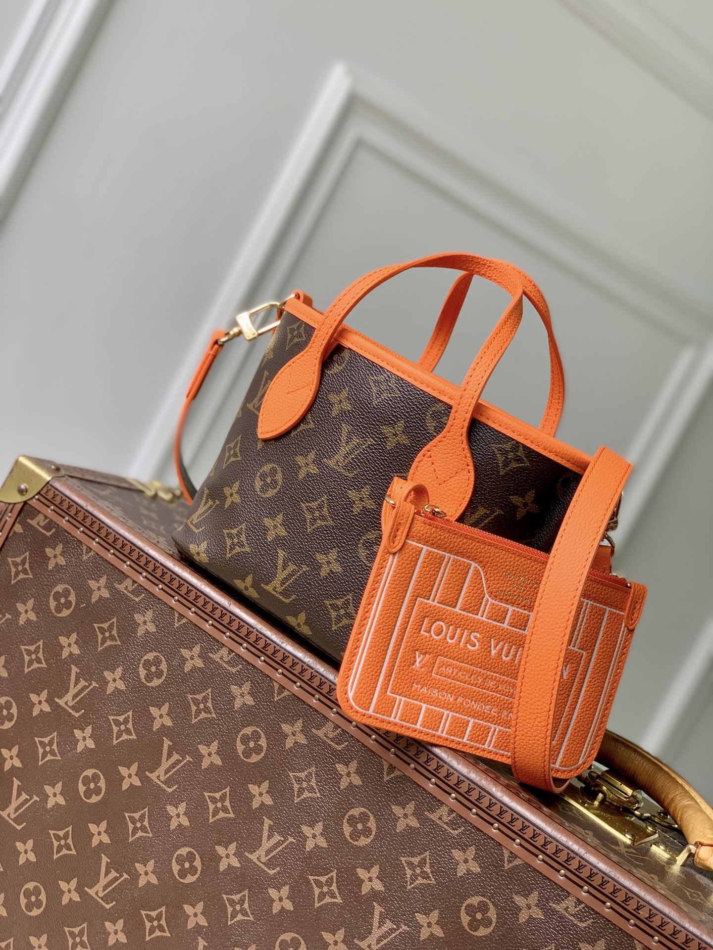 L0vis Vvtt0n Neverfull Bandoulière Inside Out BB-M28337-26.5 x 16.5 x 11CM