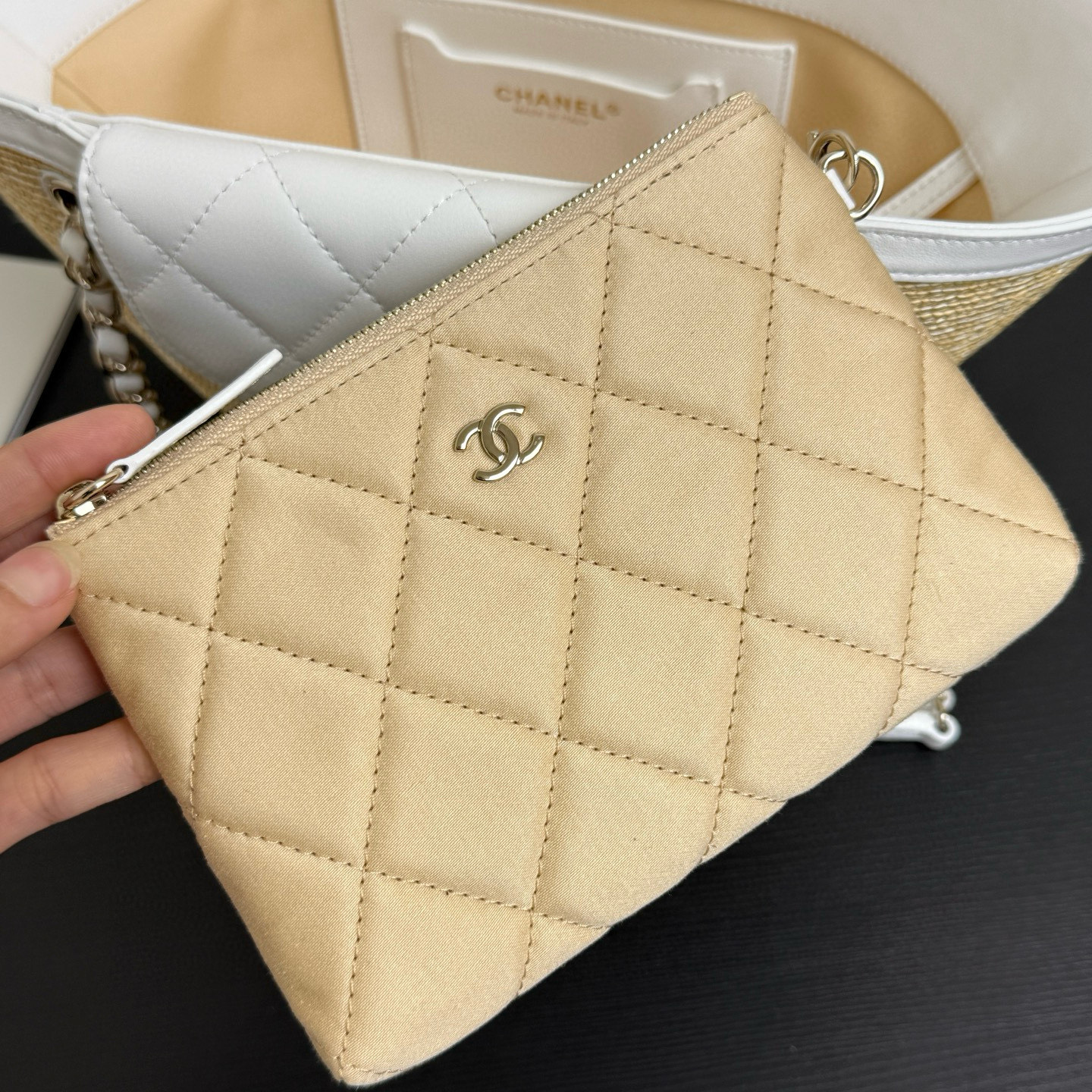 Ch@nel Small Shopping Tote Bag-34*17*12.5CM