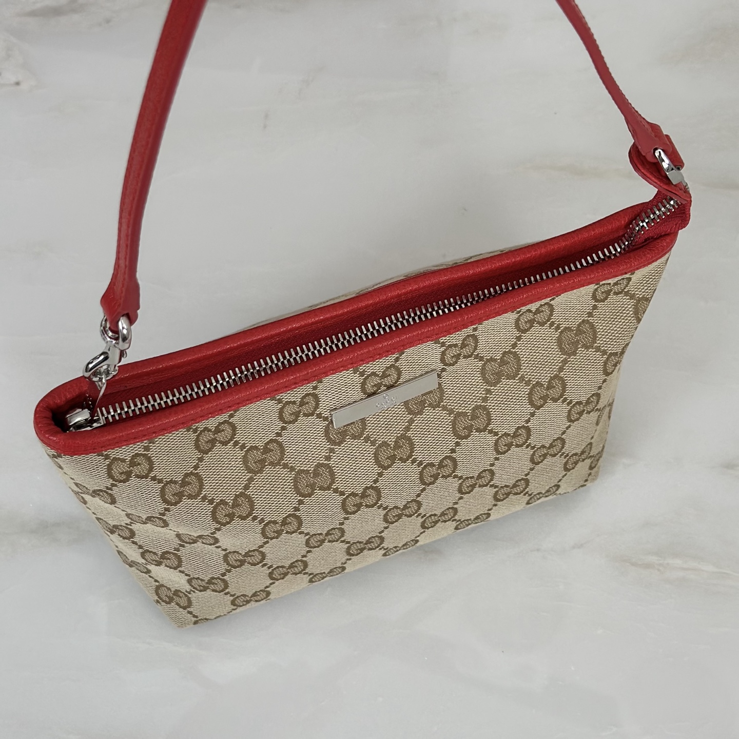Gv*c*GG Monogram Bag-17*10*12.5CM