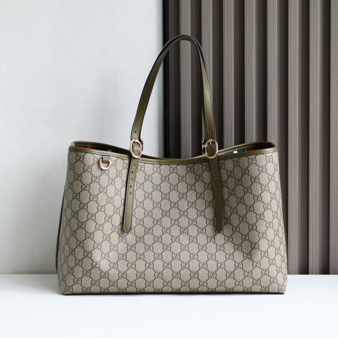 Guc*ci GG Emblem Bag-38*25*15CM