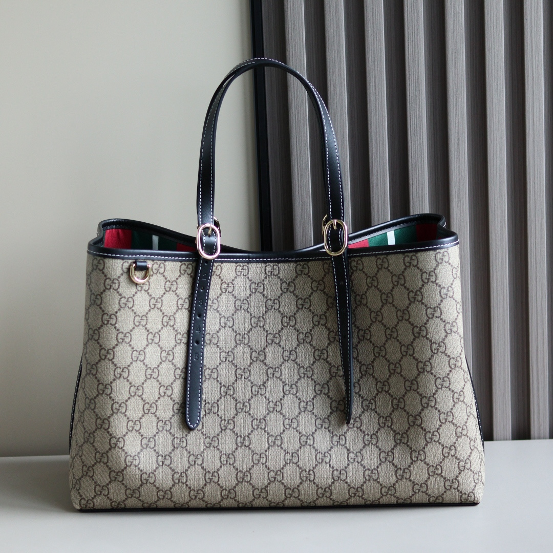Guc*ci GG Emblem Bag-38*25*15CM