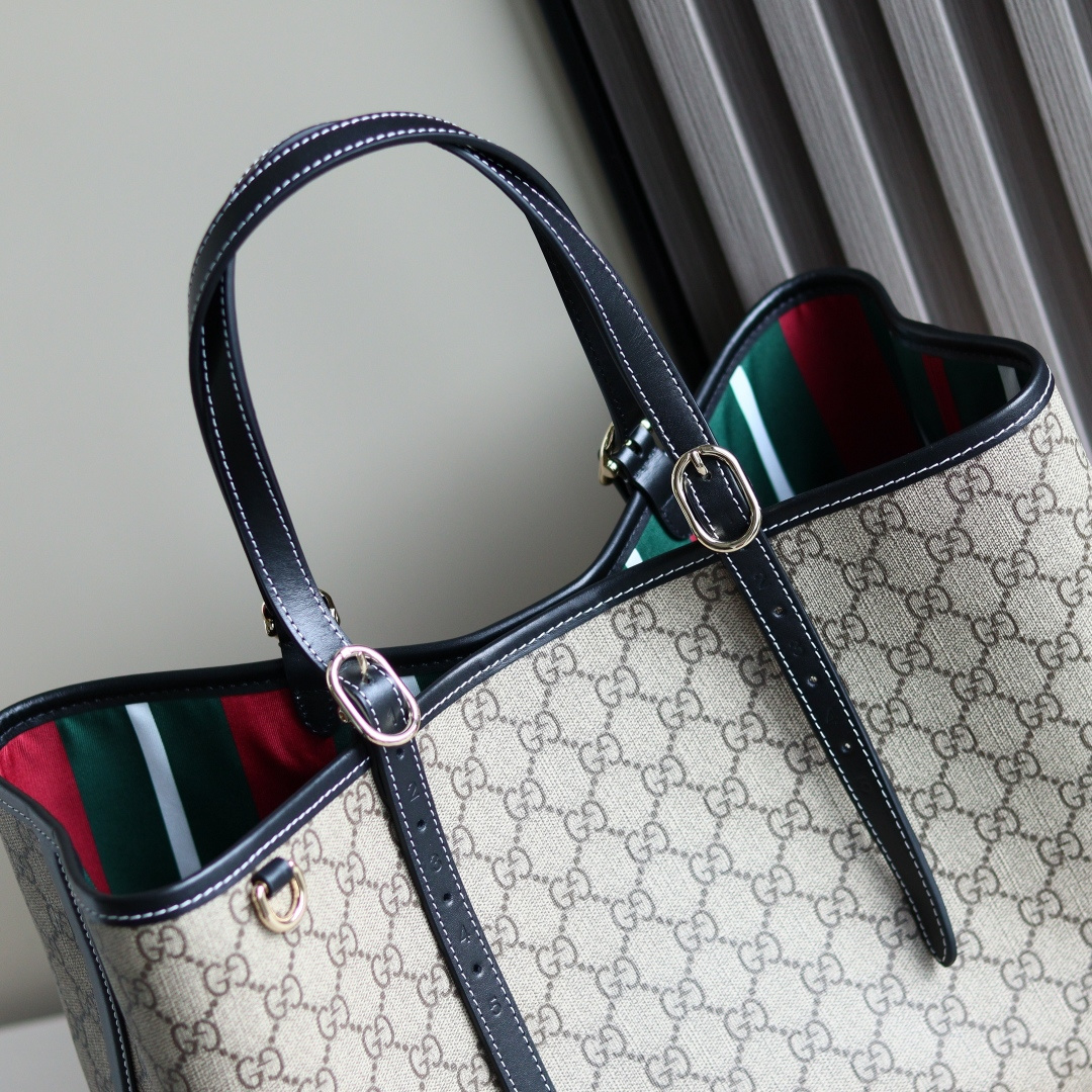 Guc*ci GG Emblem Bag-38*25*15CM