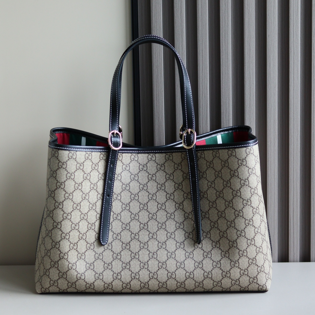 Guc*ci GG Emblem Bag-38*25*15CM
