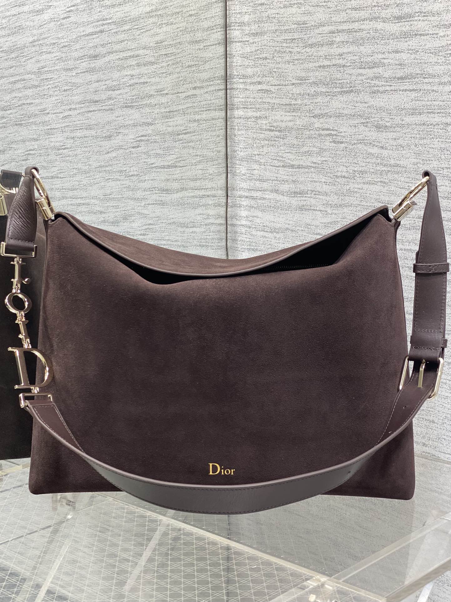 Diro 2026ss Chrustian Hobo Bag(Gold)-28*24*8CM/33*27*9CM/39*29*11CM