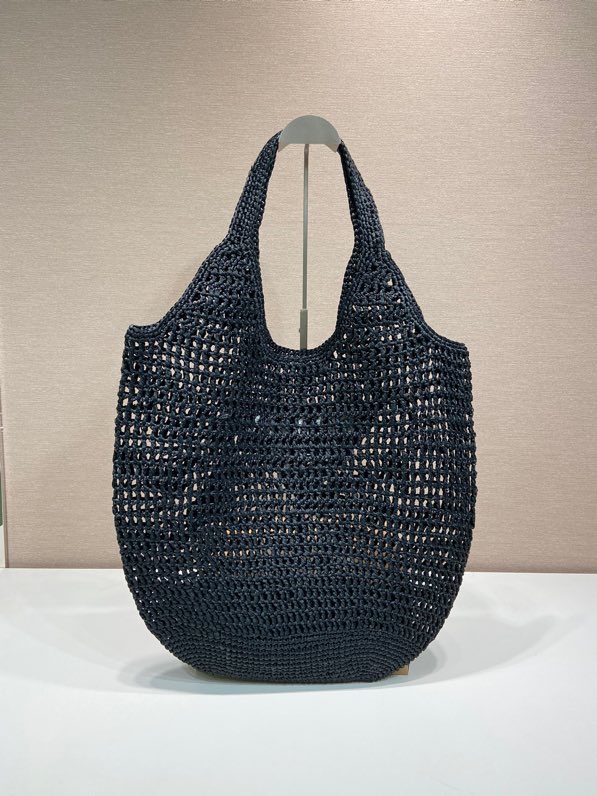 Pra*a Raffia Hobo -Handbags-1BG424-39*34*53CM