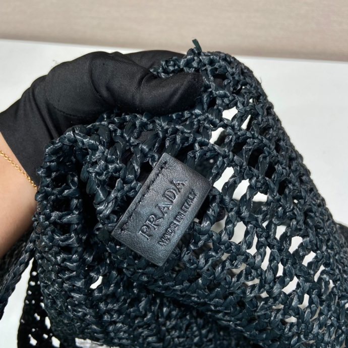 Pra*a Raffia Hobo -Handbags-1BG424-39*34*53CM