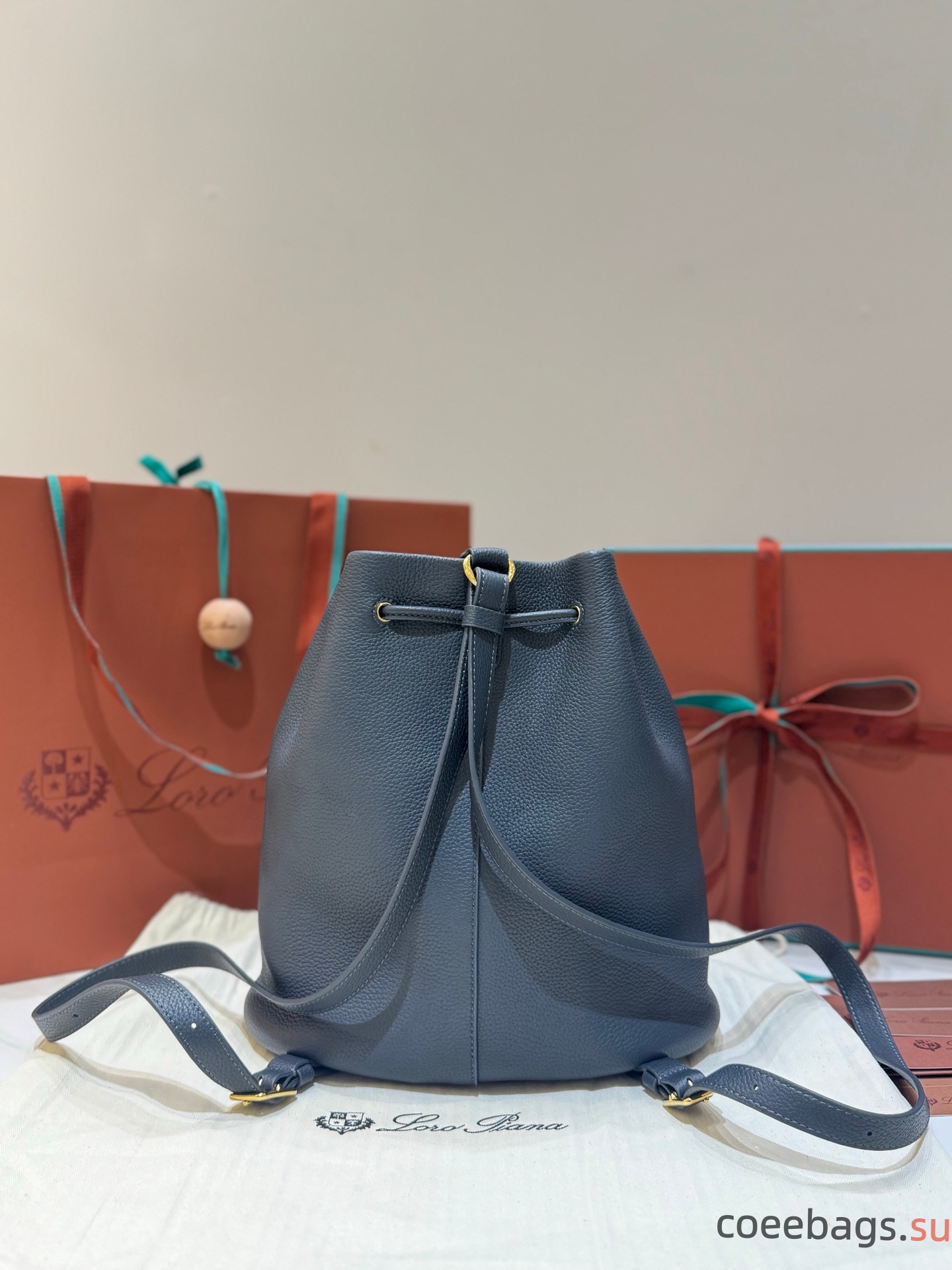 L0r0 P1ana Extra Drawstring L27 Backpack-25x 27x14CM