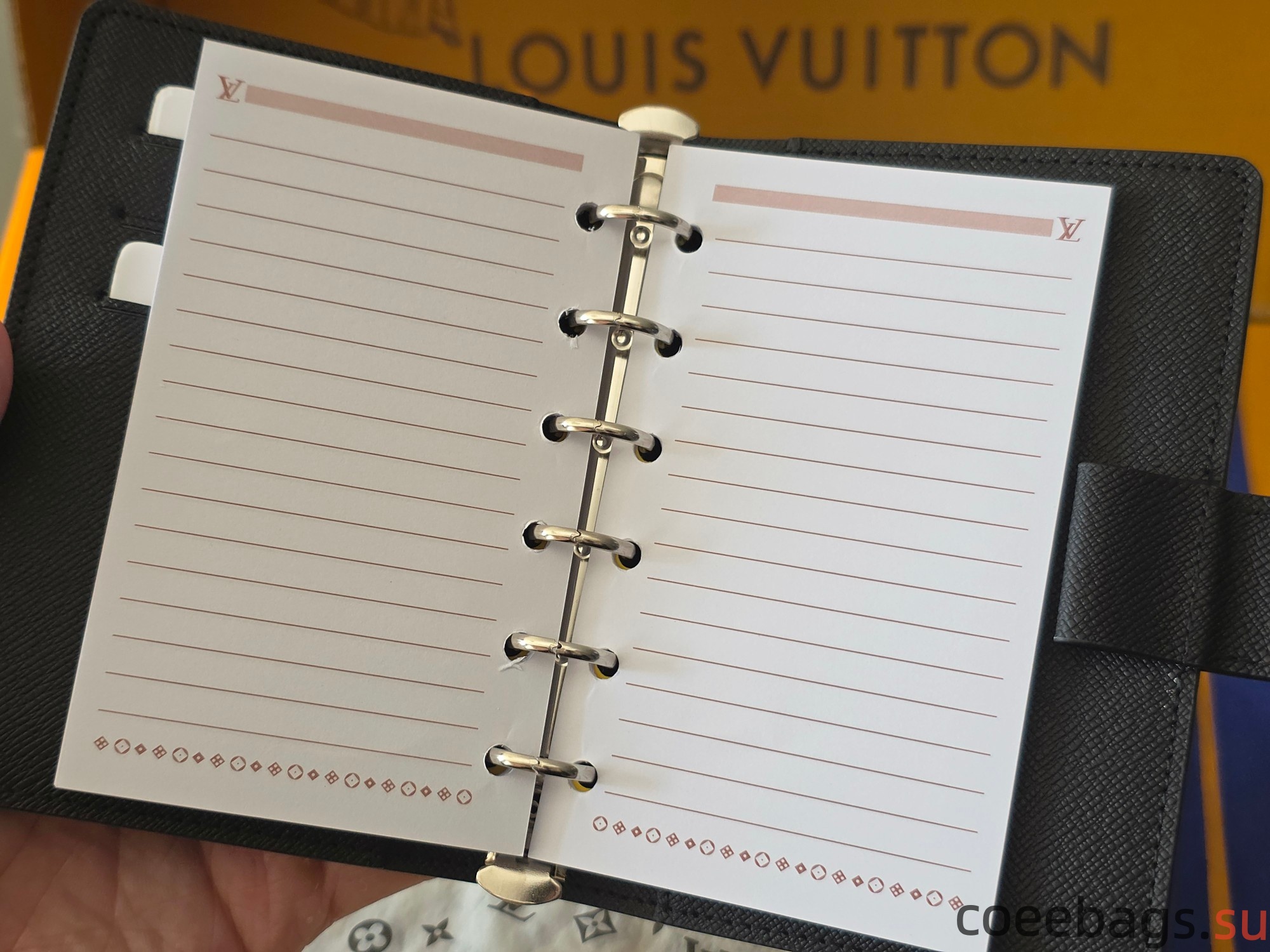 L0vis Vvtt0n Small Ring Agenda Cover-9.9×14CM