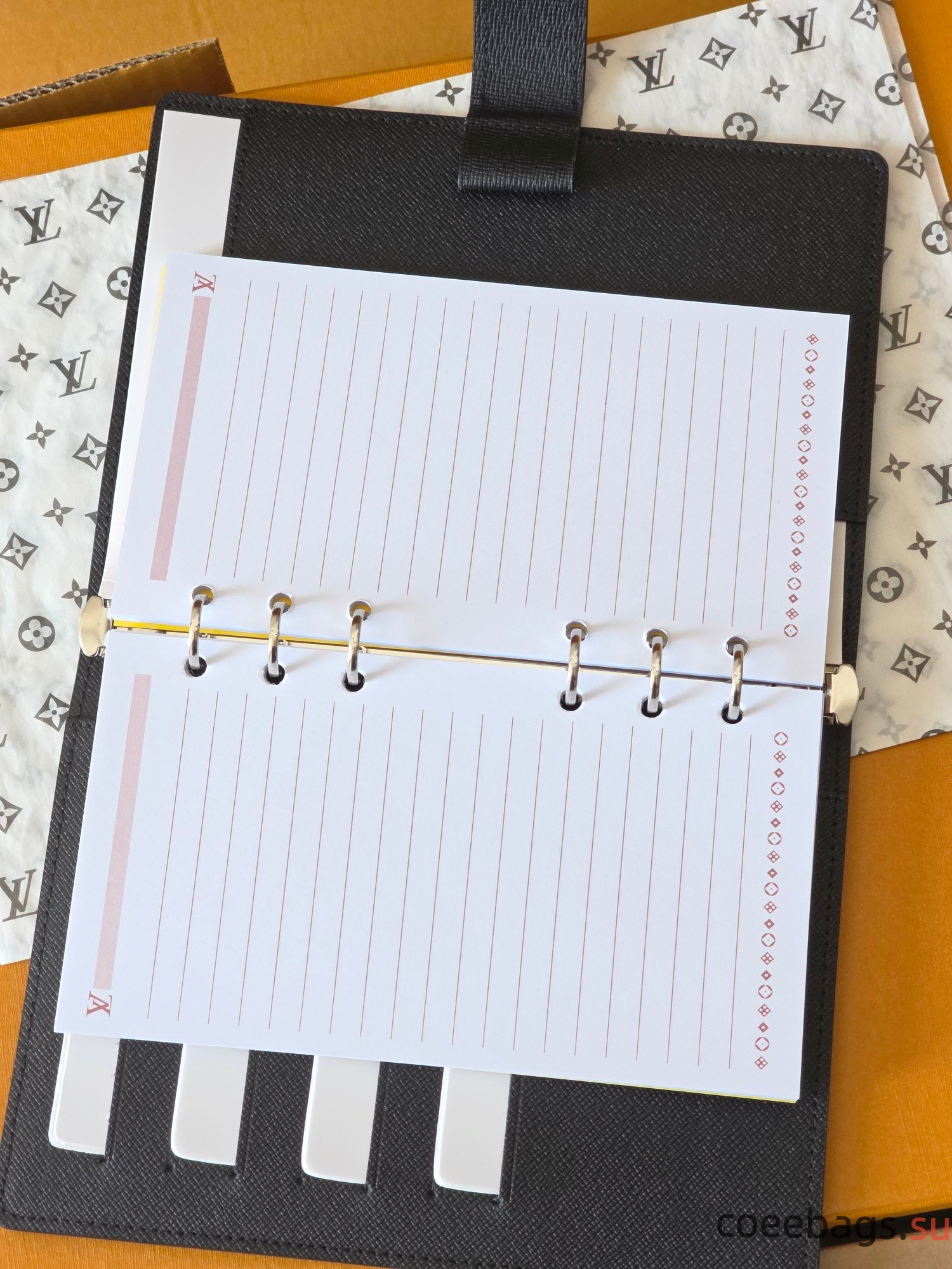 L0vis Vvtt0n Medium Ring Agenda Cover-14*18CM