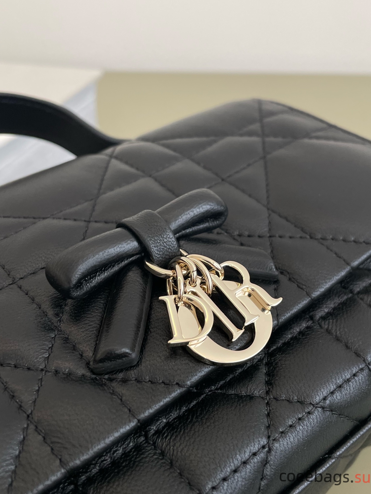 Di*or My Tender Top Handle Mini Bag Rose Tendre Macrocannage-21*7*11.5CM