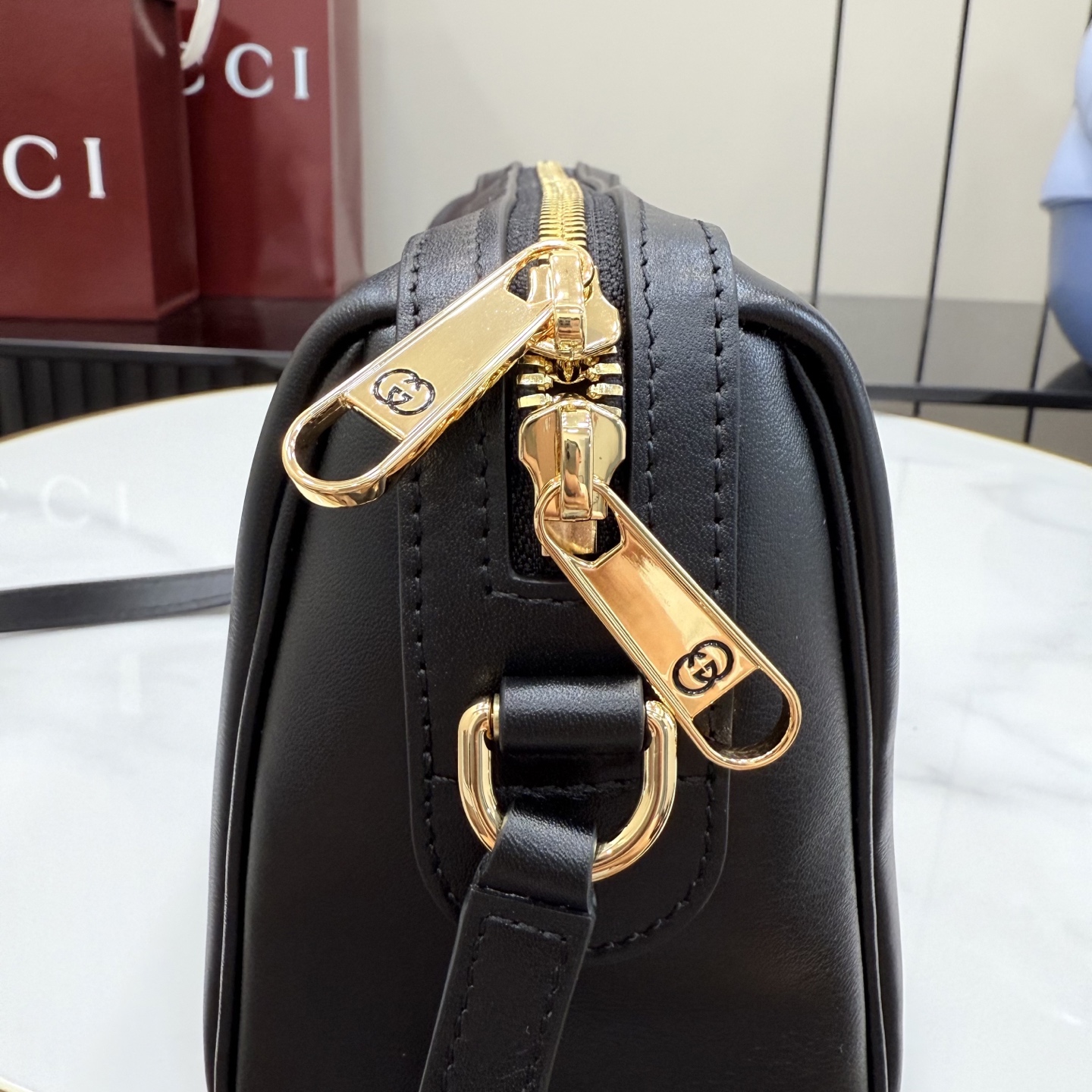 G*ucci Gvc*1 Horsebit Web Small Camera Bag -22*13.5*9CM