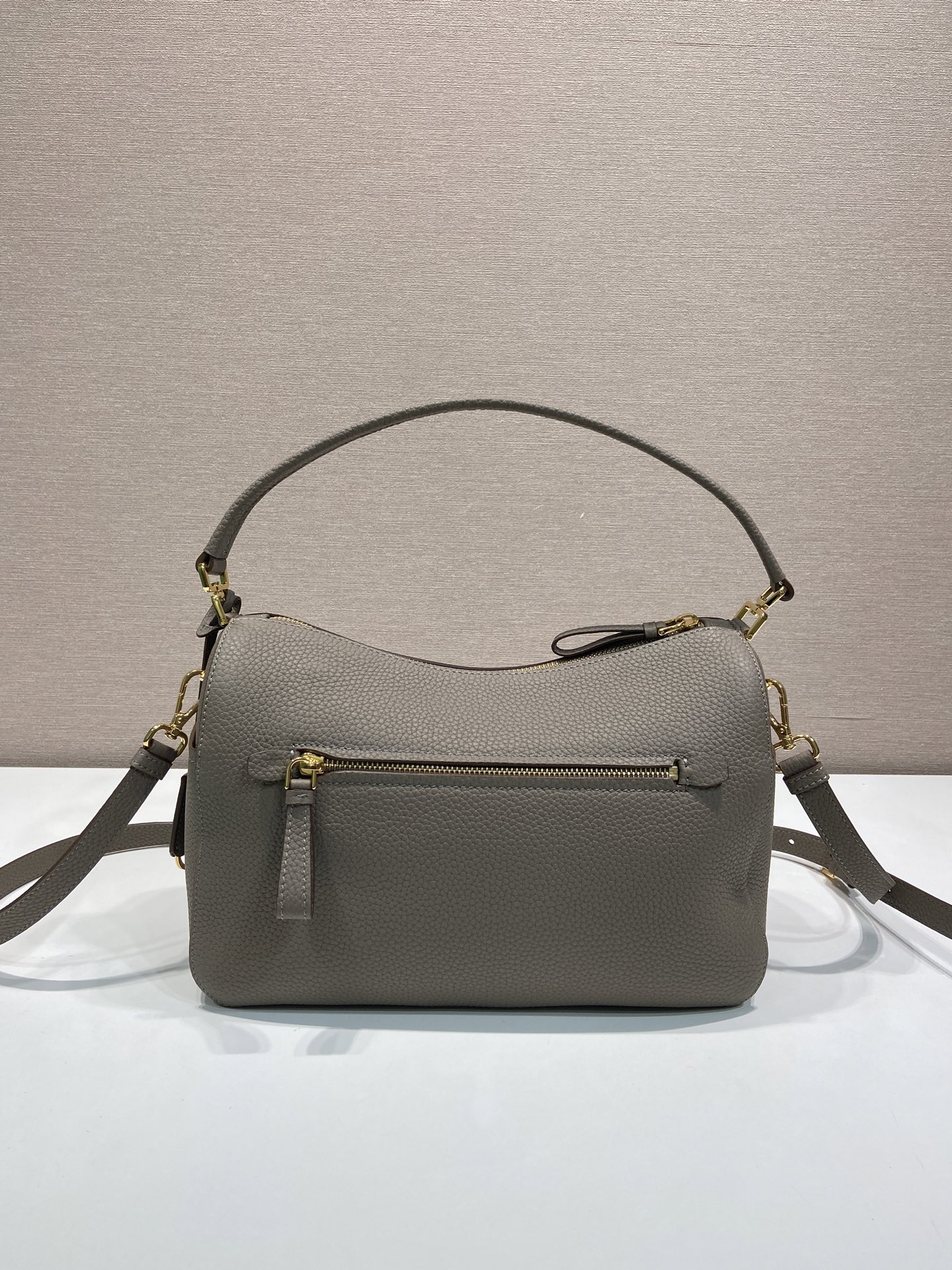 Pra*a Small Leather Bag 1BC277-25*15*11CM