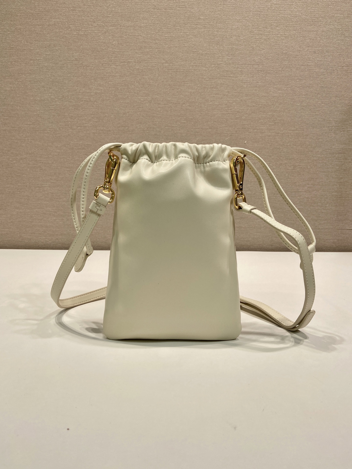 Pra*a leather Phone Bag-1MS017-14*20CM
