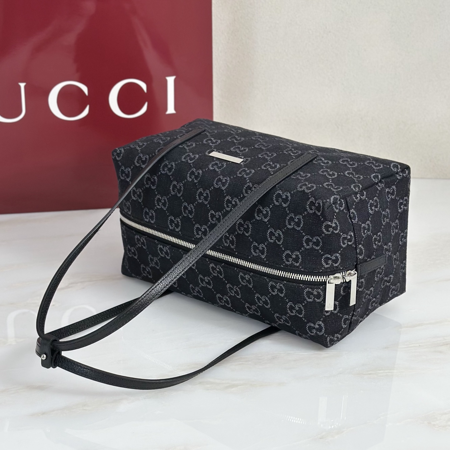 Guc*ci Melrose Medium Boston Bag-29*14*15CM