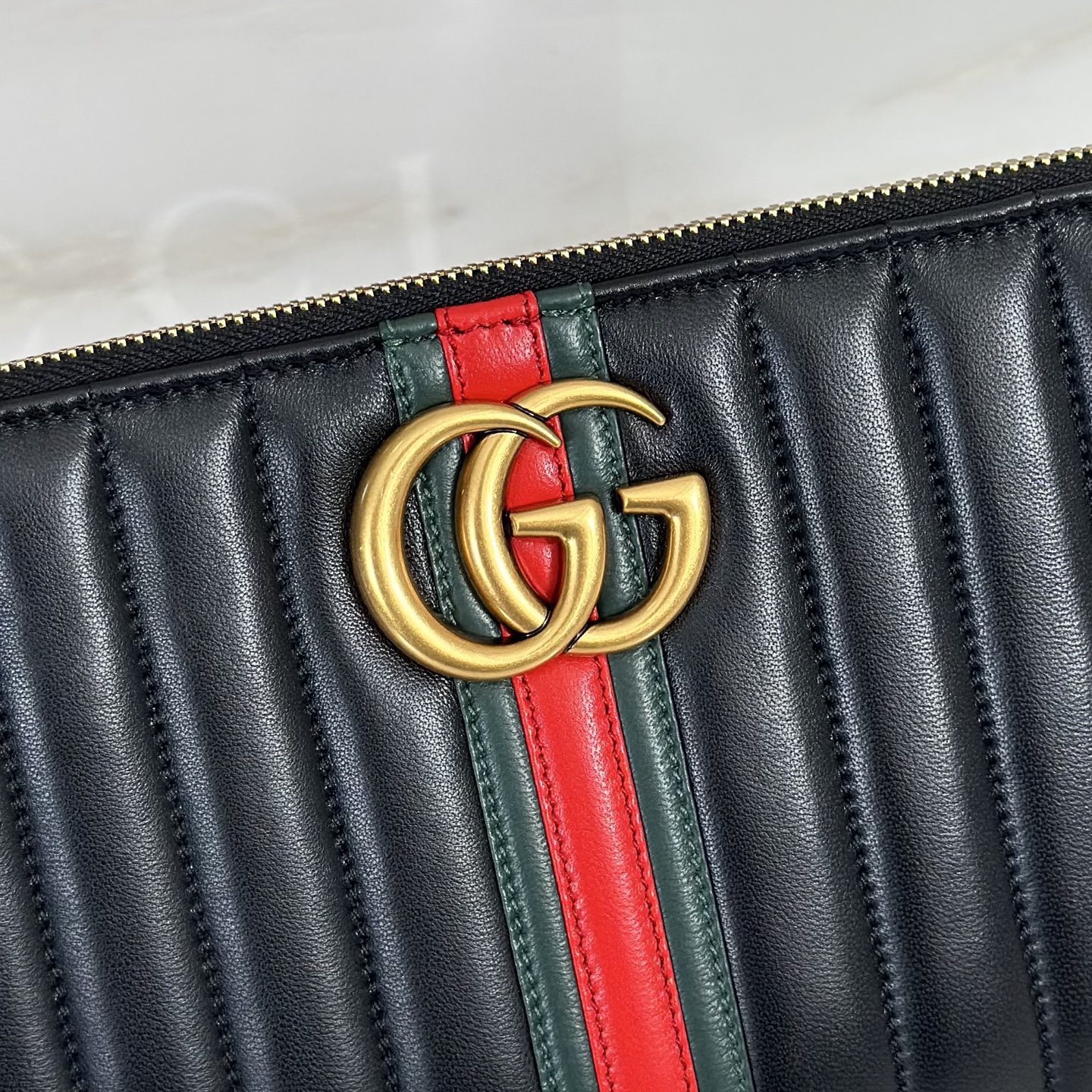 Gv*c* GG Marmont Pouch With Strap-26*13*1.5CM