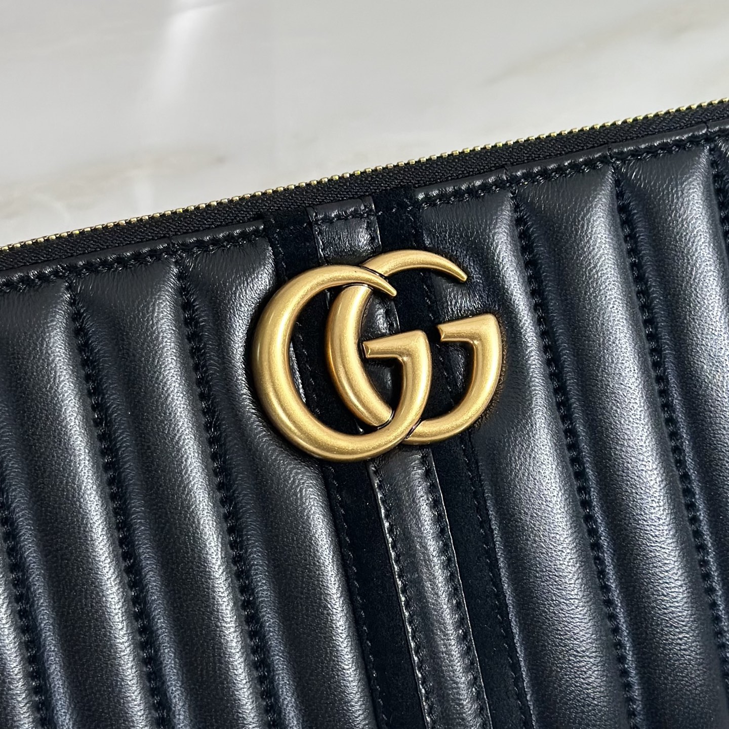 Gv*c* GG Marmont Pouch With Strap-26*13*1.5CM