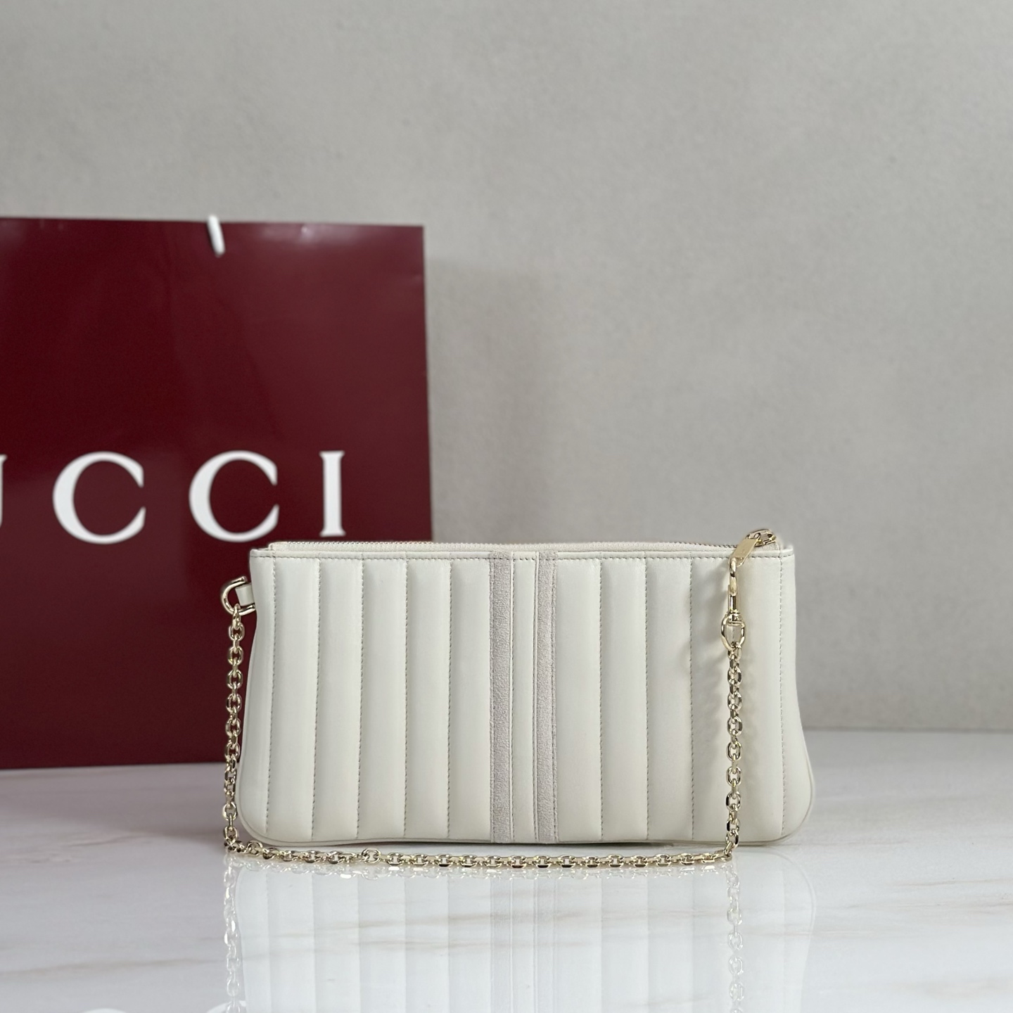Gv*c* GG Marmont Pouch With Strap-26*13*1.5CM