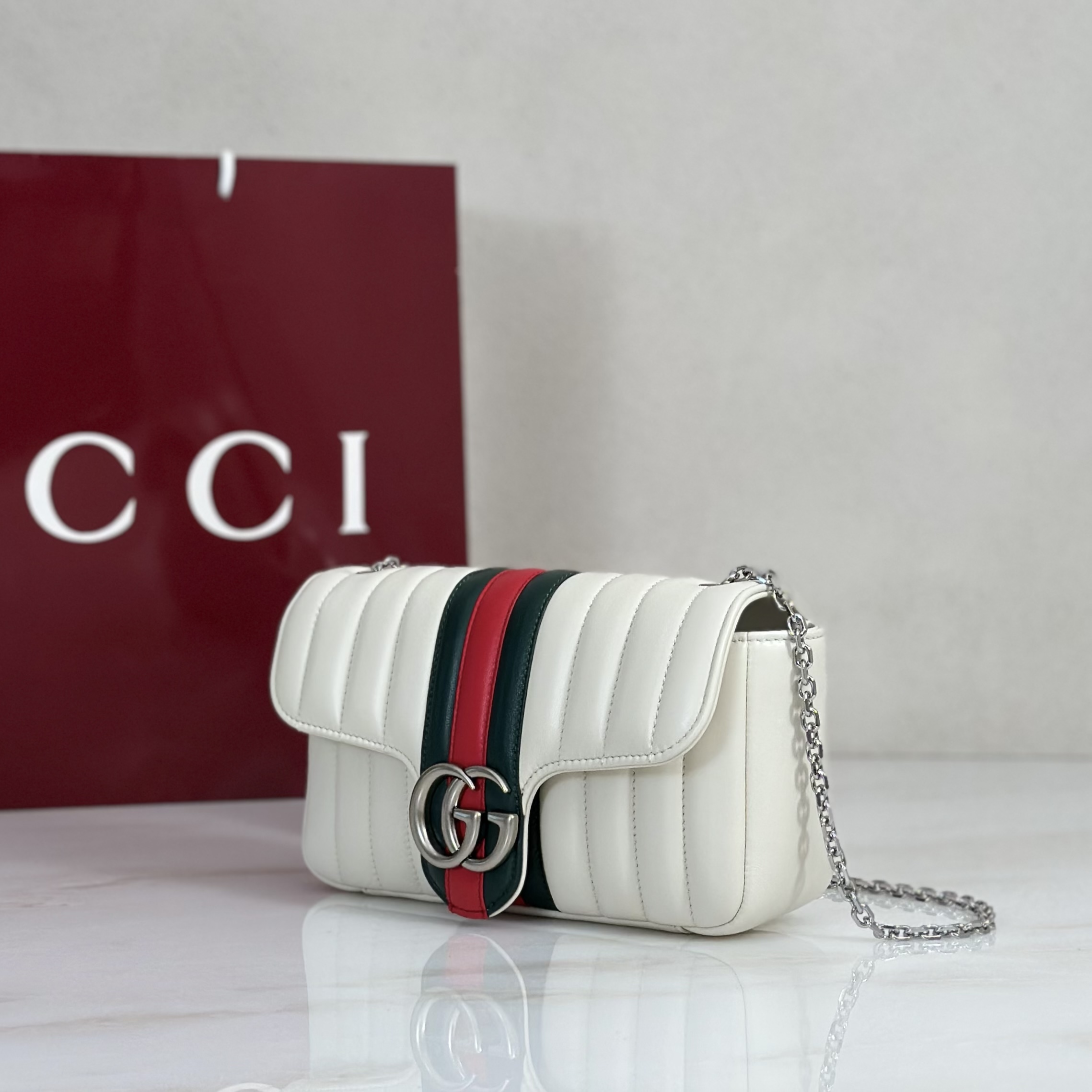 Gv*c* Jetset GG Marmont Medium Shoulder Bag -20.5*11.5*6CM