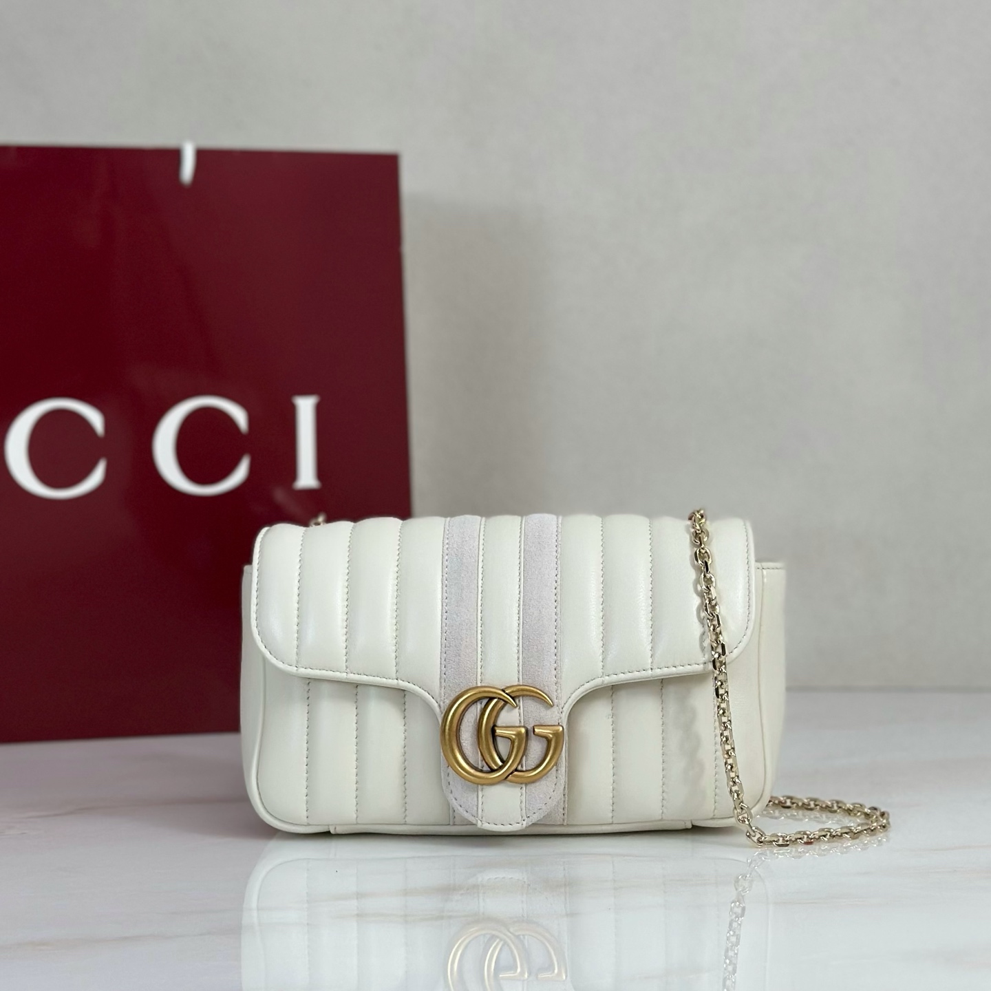 Gv*c* Jetset GG Marmont Medium Shoulder Bag -20.5*11.5*6CM