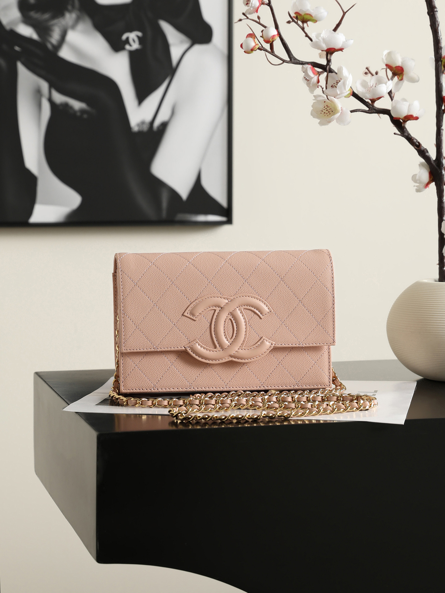 Ch@nel CC Wallet on Chain (WOC) Bag-12*19*4CM