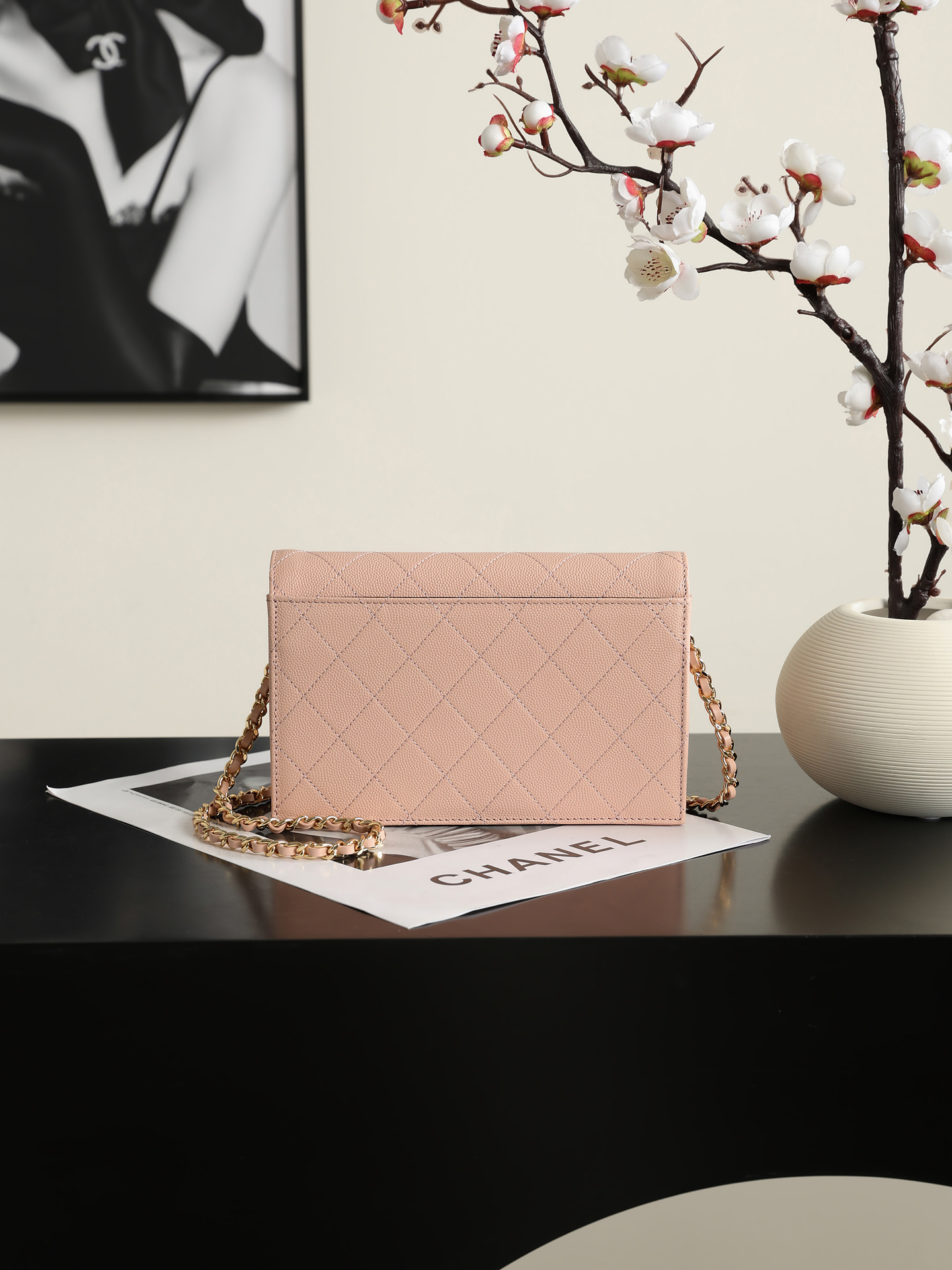 Ch@nel CC Wallet on Chain (WOC) Bag-12*19*4CM