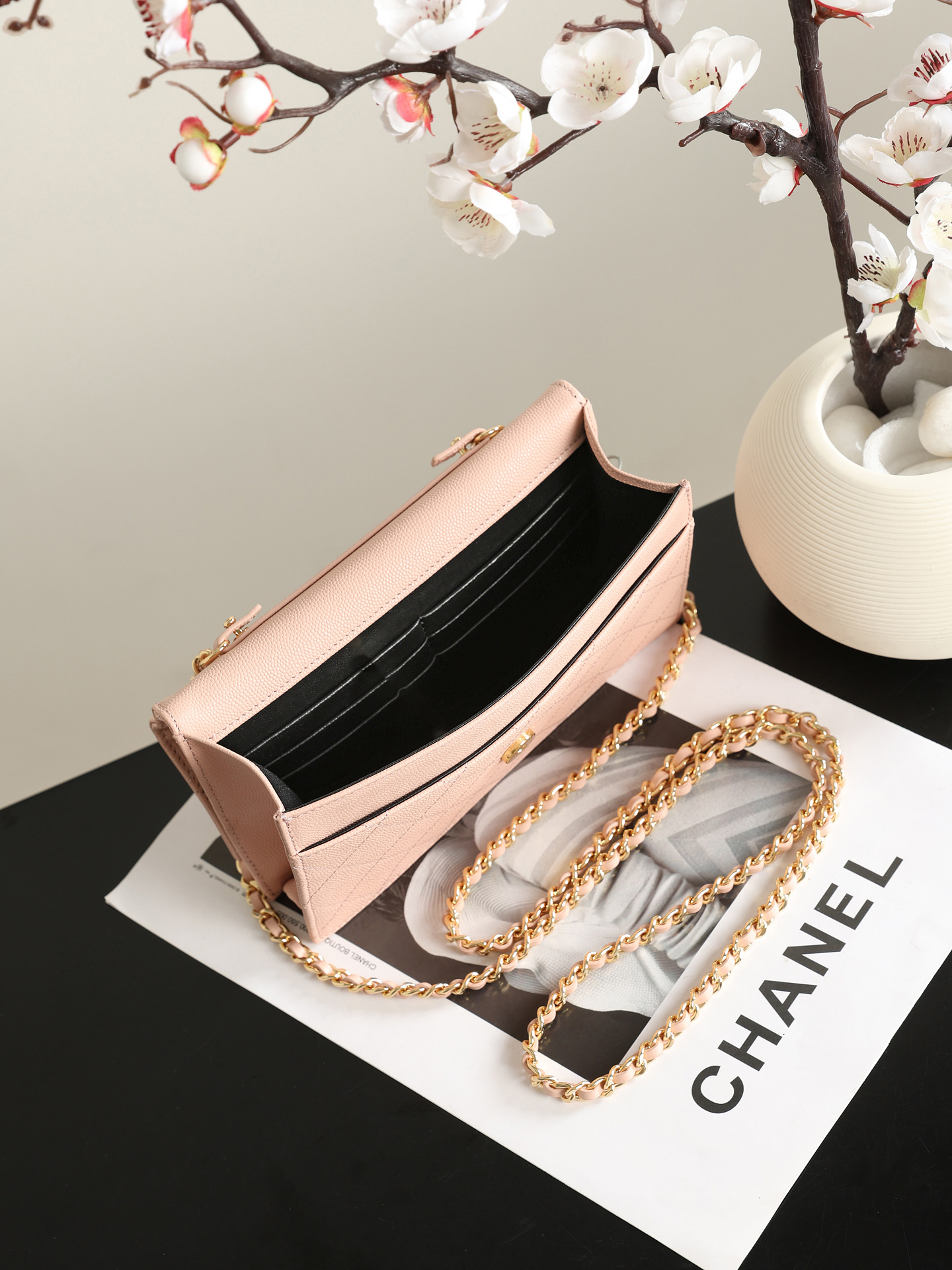 Ch@nel CC Wallet on Chain (WOC) Bag-12*19*4CM
