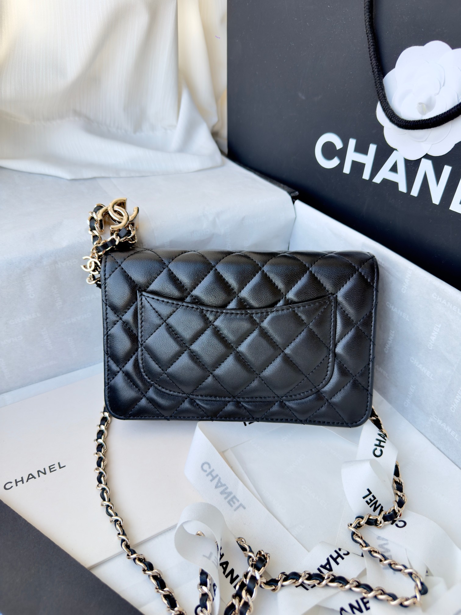 Ch@nel CC Wallet on Chain (WOC) Bag-19*12*3.5CM