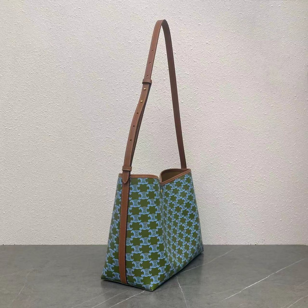 Ce*line Triomphe Canvas Tote-32x14x24CM
