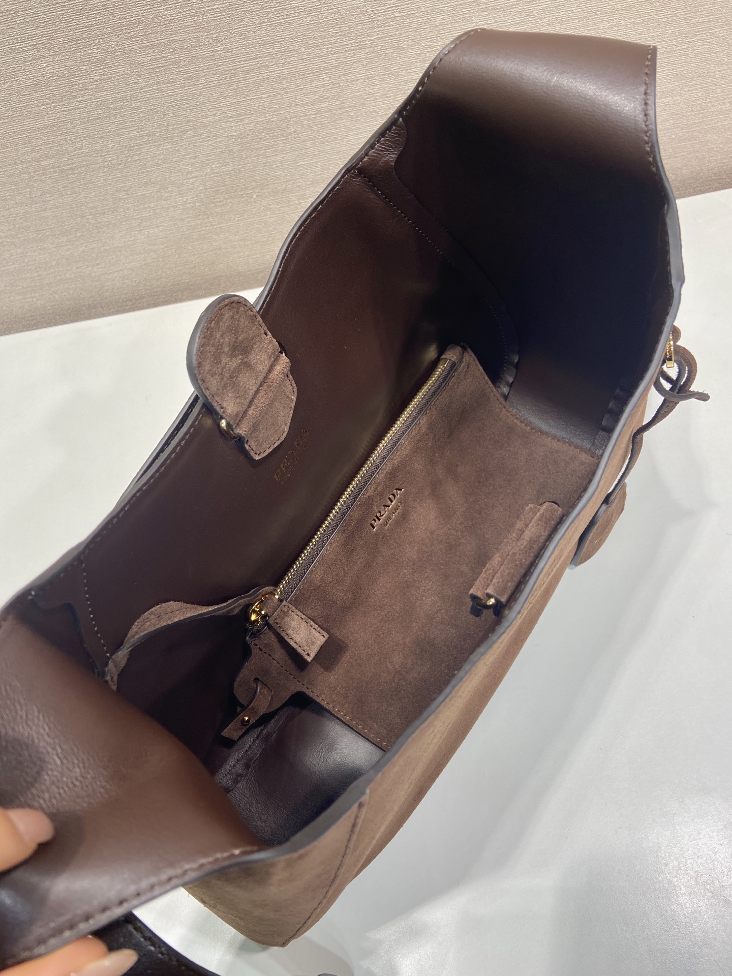 Pra*a Cleo Handbags-1BC300-33*22*8CM