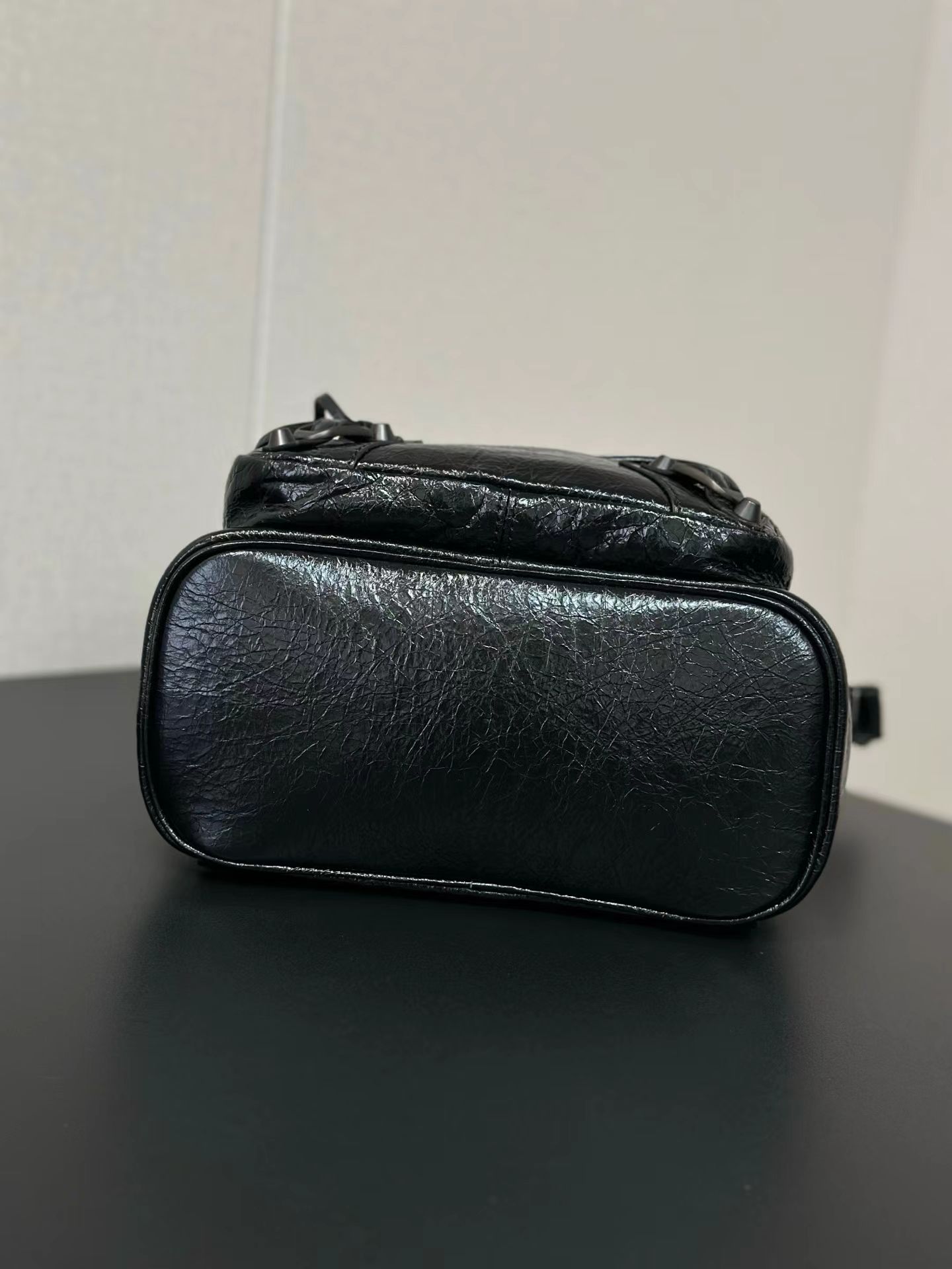 Balen*ciaga Le City Backpack Mini - Black-23.5*11*25CM