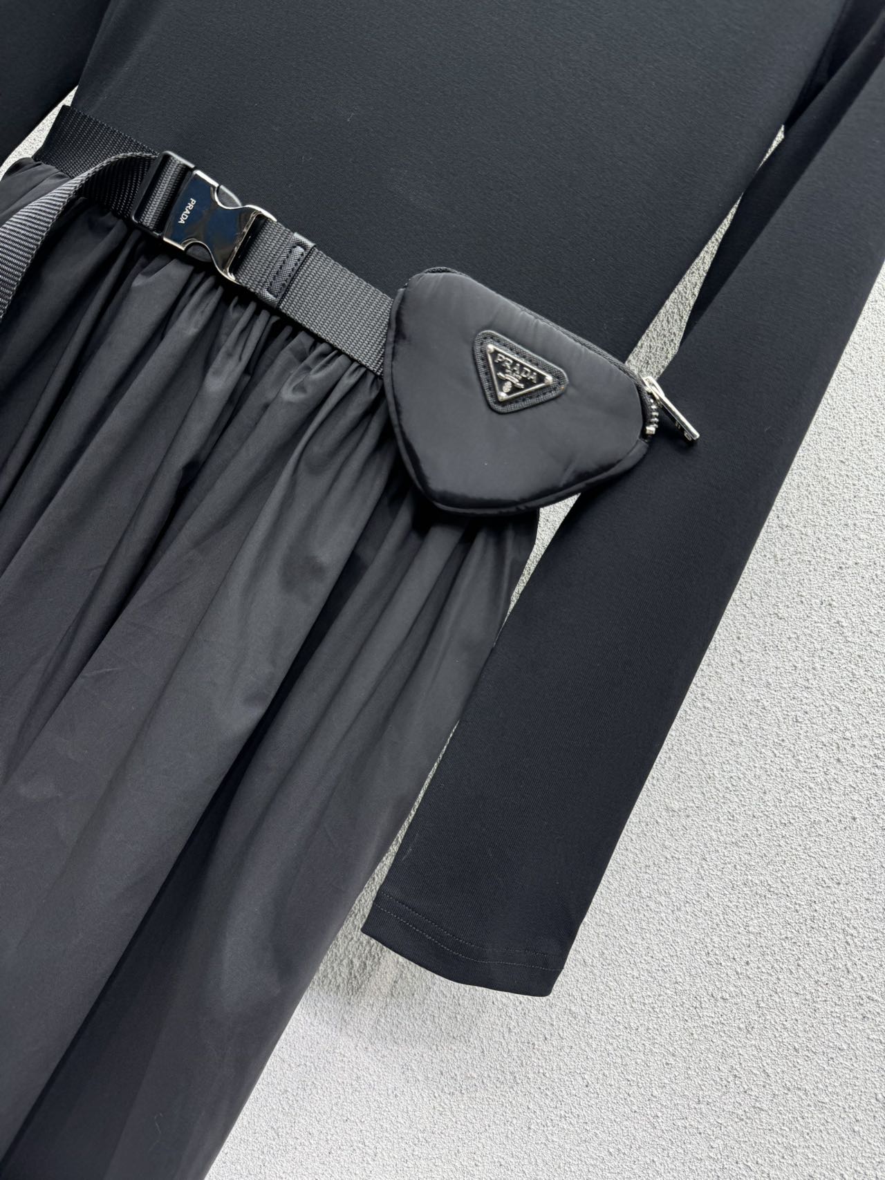 Pra*a Long-Sleeve Dress