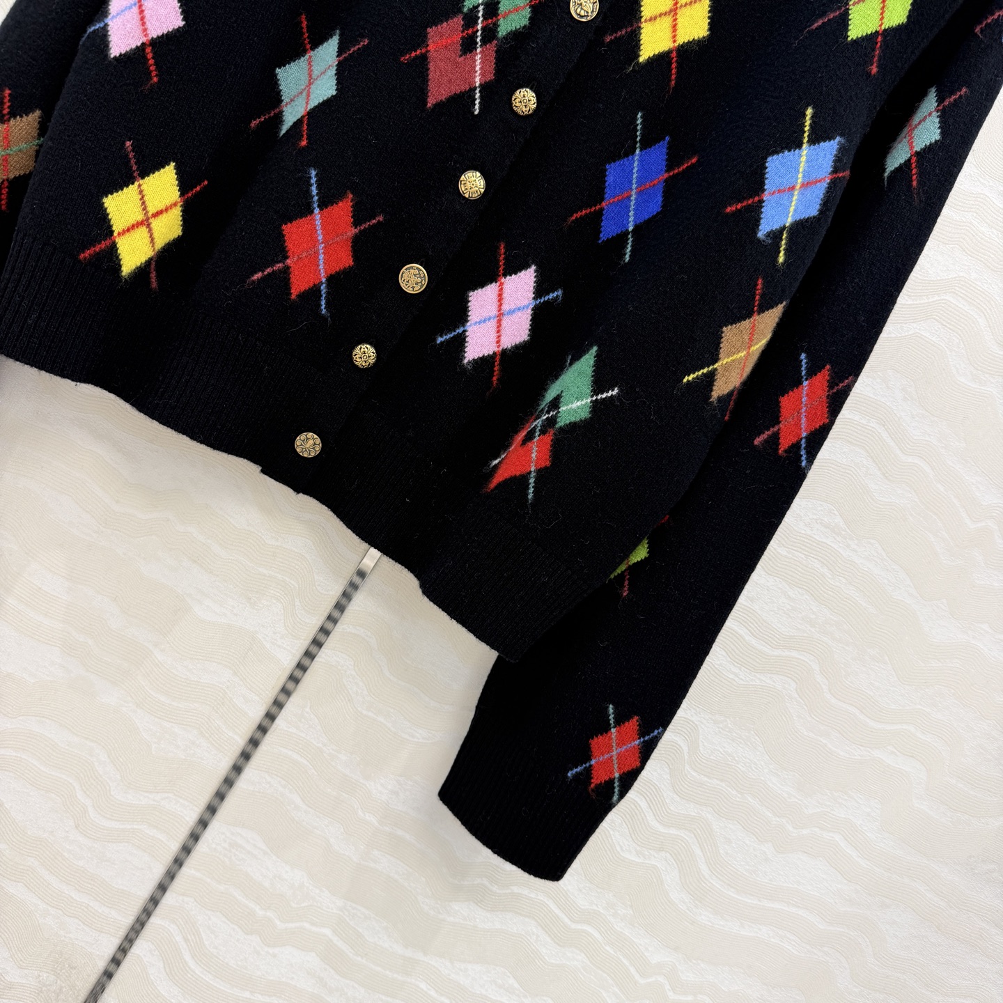 YMC Black Atomic Cardigan