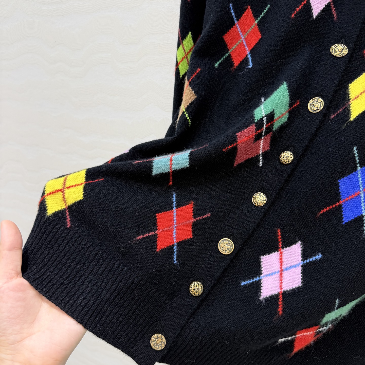 YMC Black Atomic Cardigan
