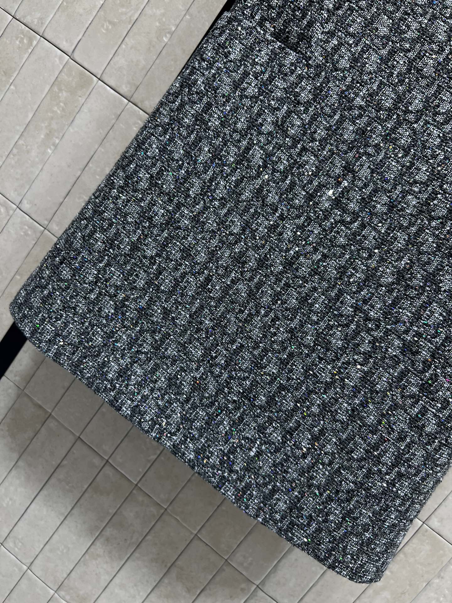 Di*or Sequin Tweed Sleeveless Vest Dress
