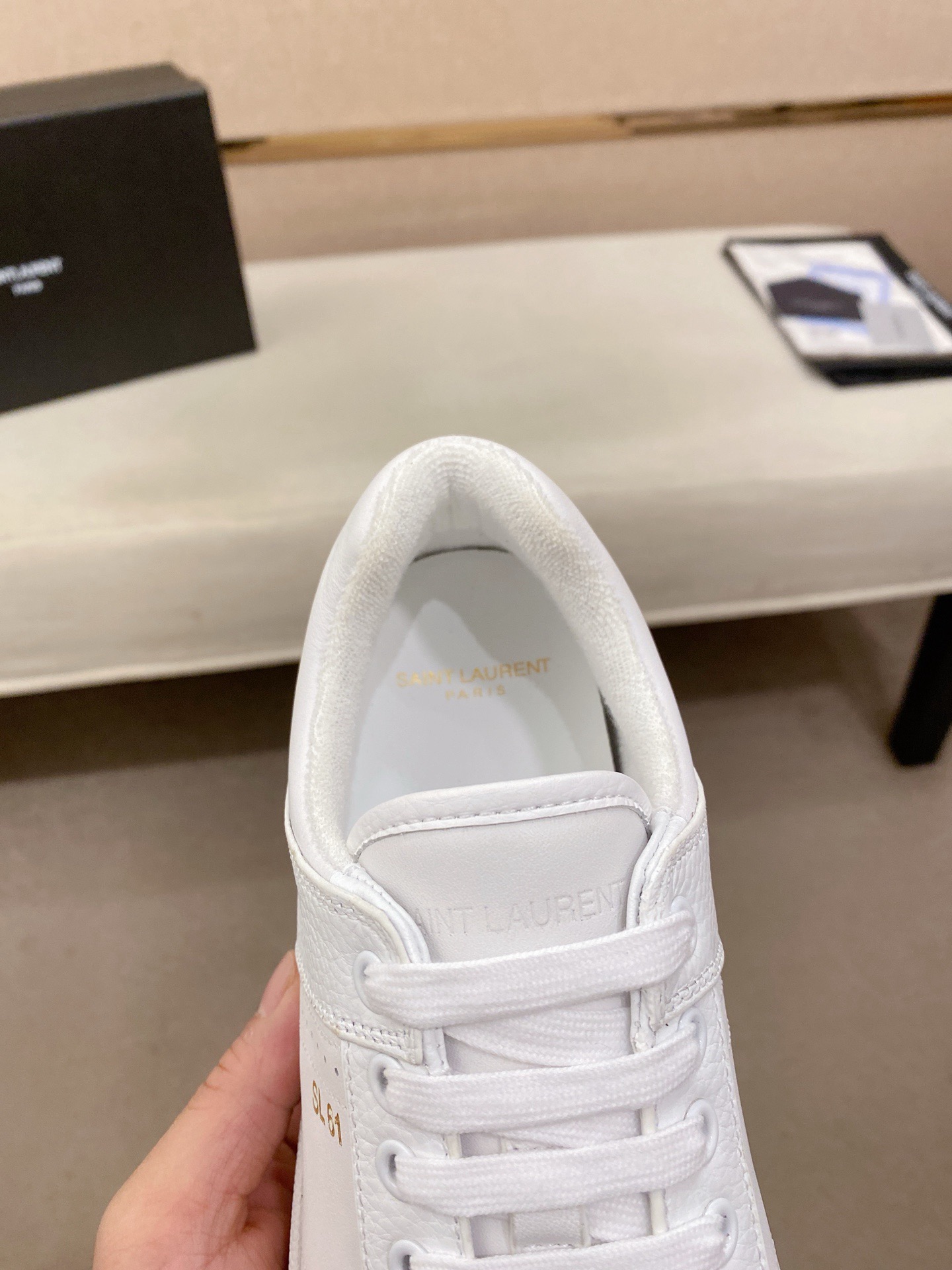 Sa1nt Lau*nt SL/61 leather Low-Top Sneakers